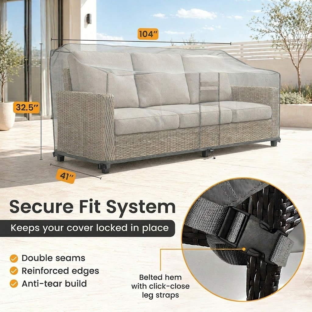 KHOMO GEAR GER-1205 Patio-Furniture-Covers - View #4