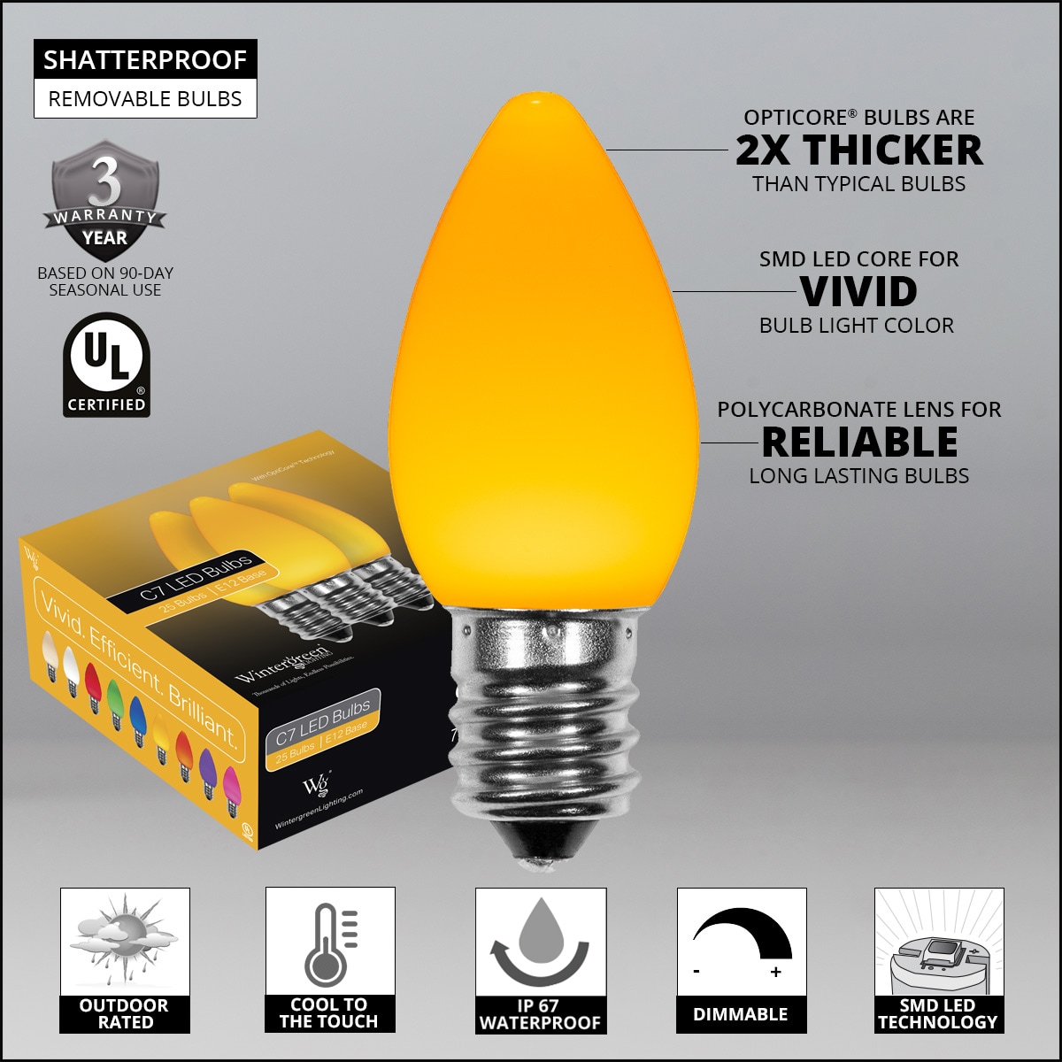 Wintergreen Lighting 74034 String-Light-Bulbs-Fuses - View #2