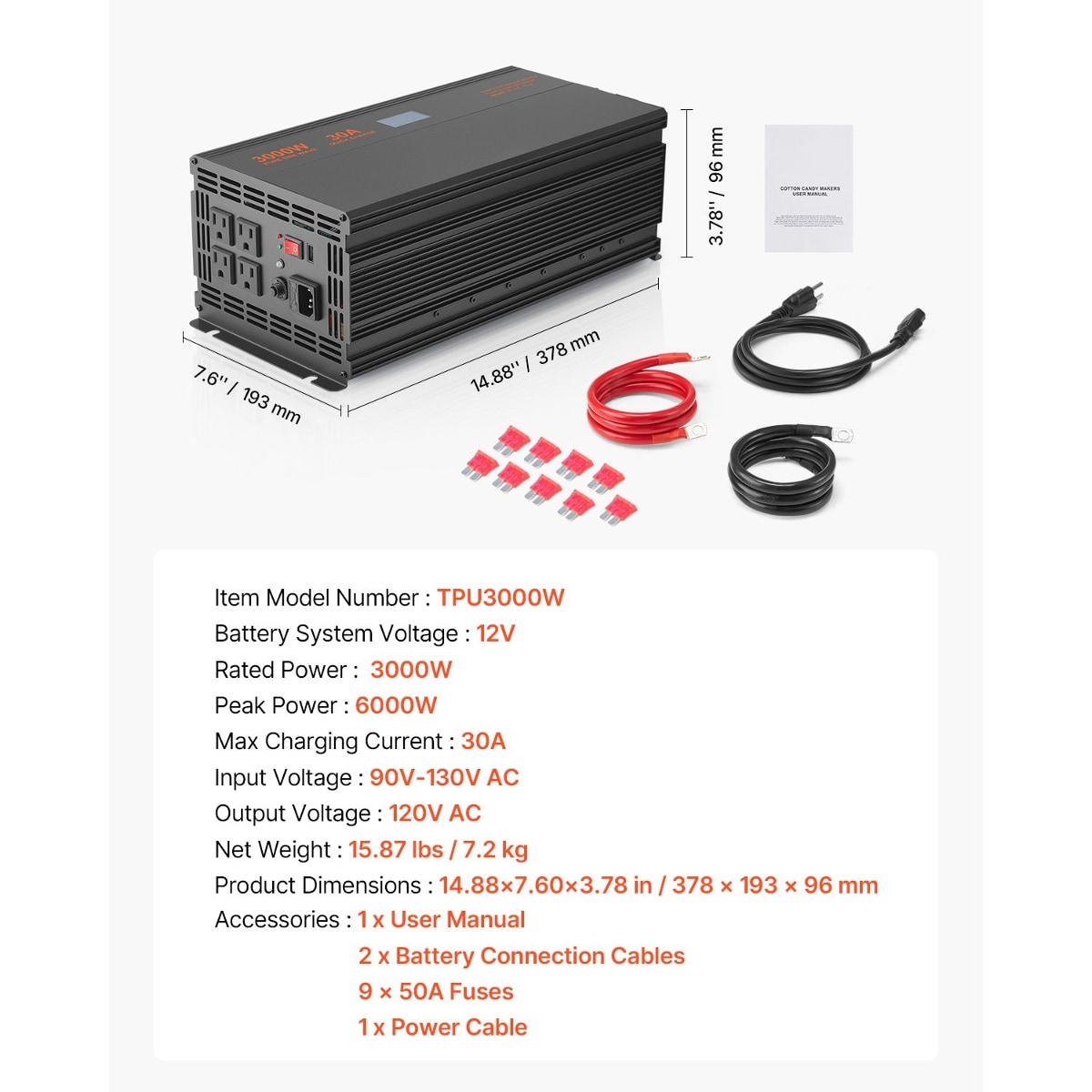 PEXCHO D01027R9QJX Inverter-Generators - View #6