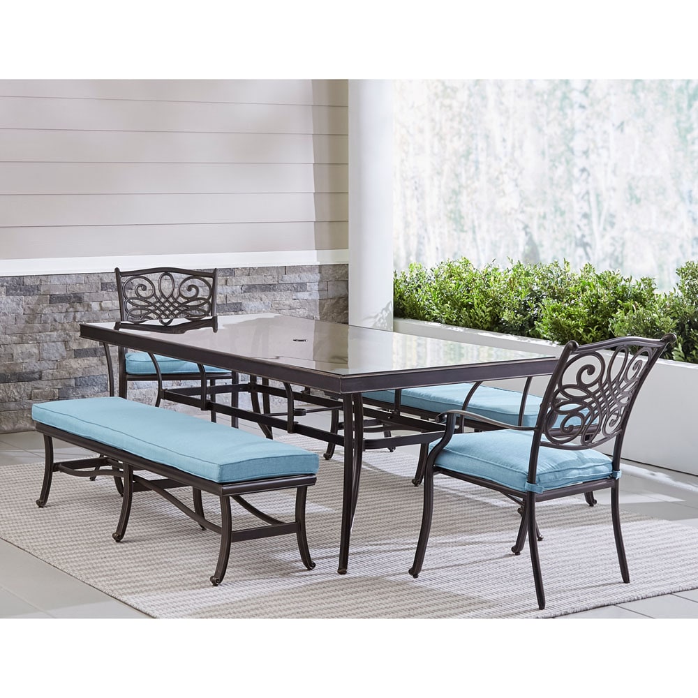 Hanover TRADDN5PCGBN-BLU Patio-Dining-Sets - View #16