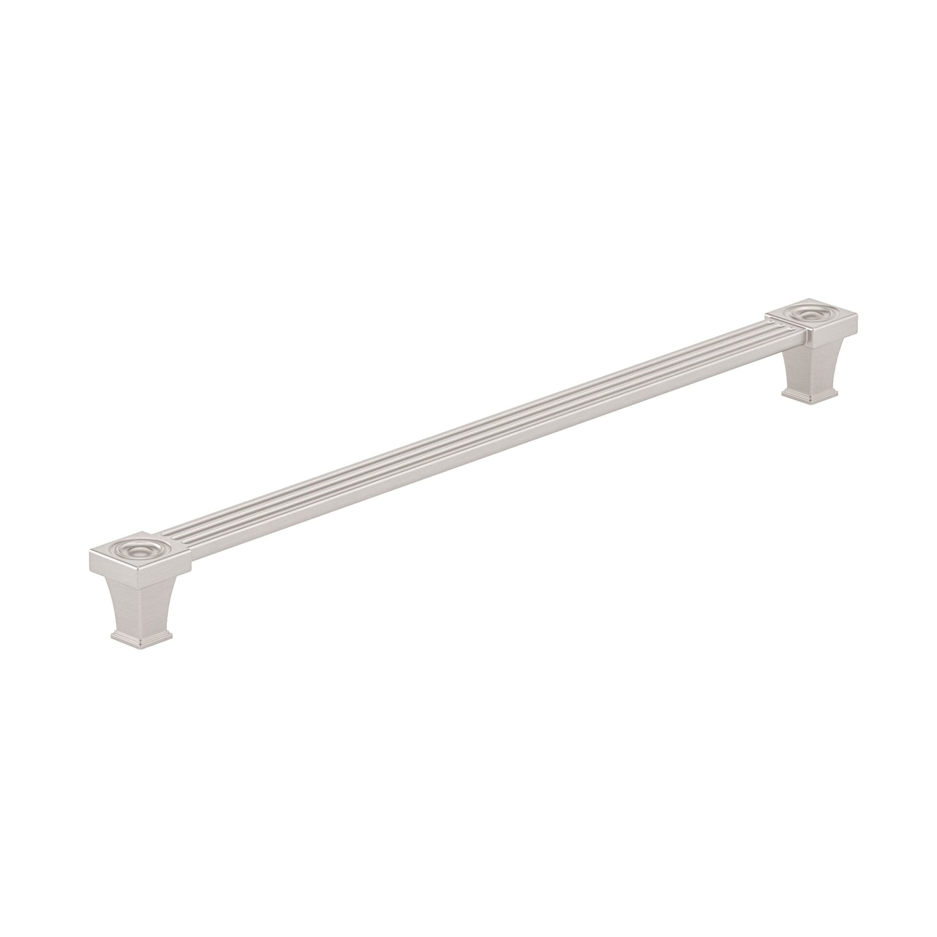 Richelieu BP8822320195 Verona 12-5/8-in , 320mm Center to Center Brushed Nickel Rectangular Handle