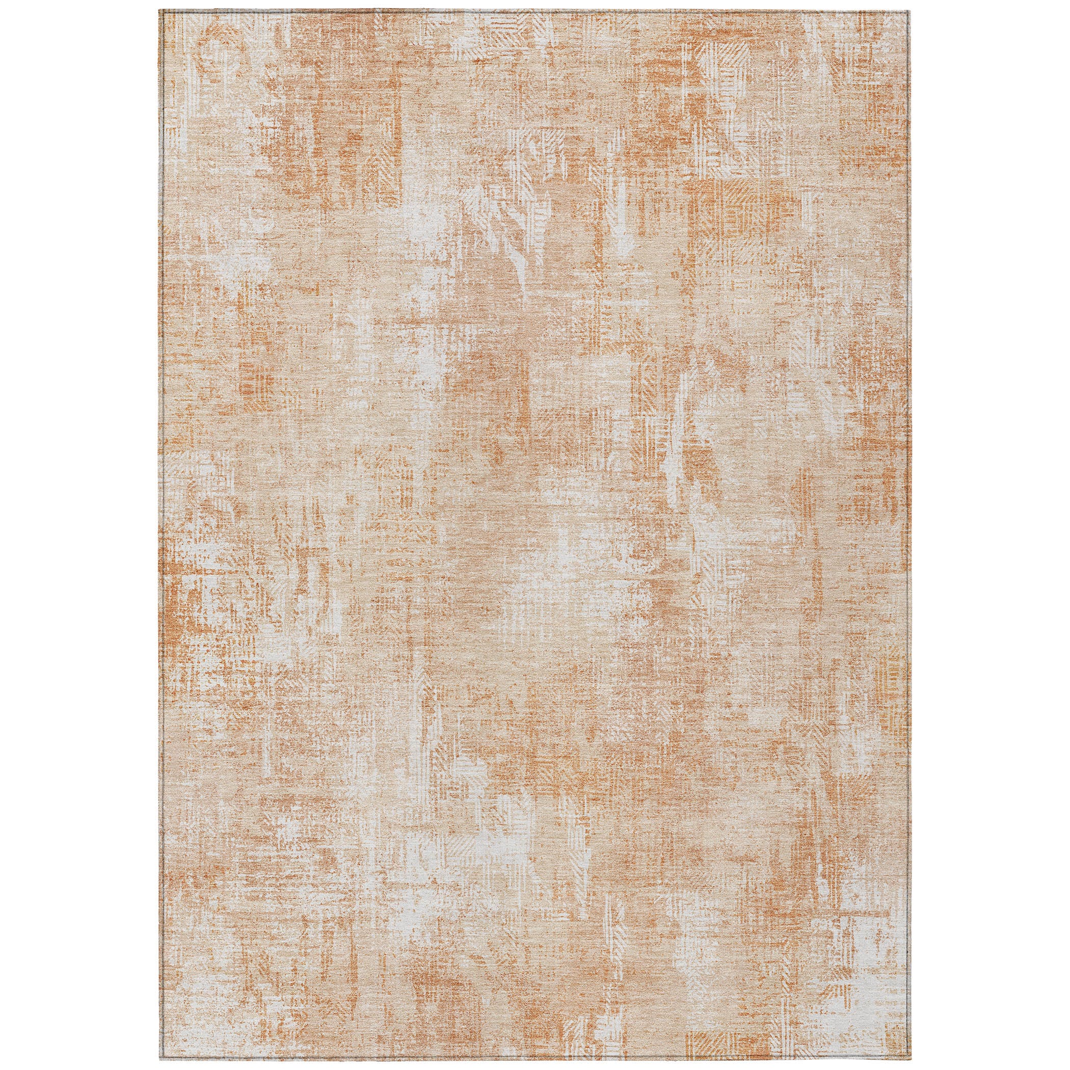 Addison Rugs ACN725CR8X10 Chantille ACN725CR 8 x 10 (ft) Polyester Coral Rectangular Indoor/Outdoor Geometric Machine washable Area rug