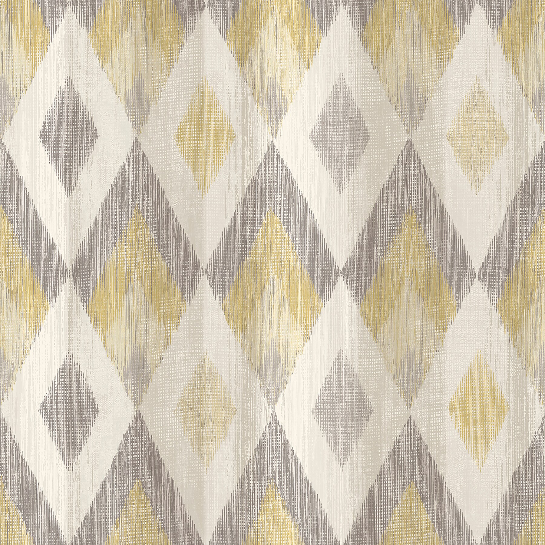 Advantage 4020-96102 Geo and Textures 57.5-Sq. Feet Honey Non-woven Textured Geometric 3D Unpasted Wallpaper