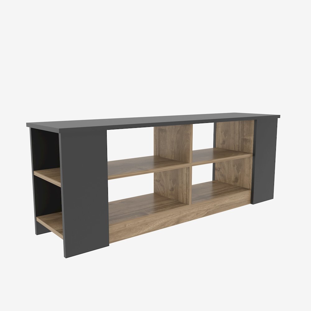 Decorotika SPC55TS09 Space Tv Stand Black Walnut