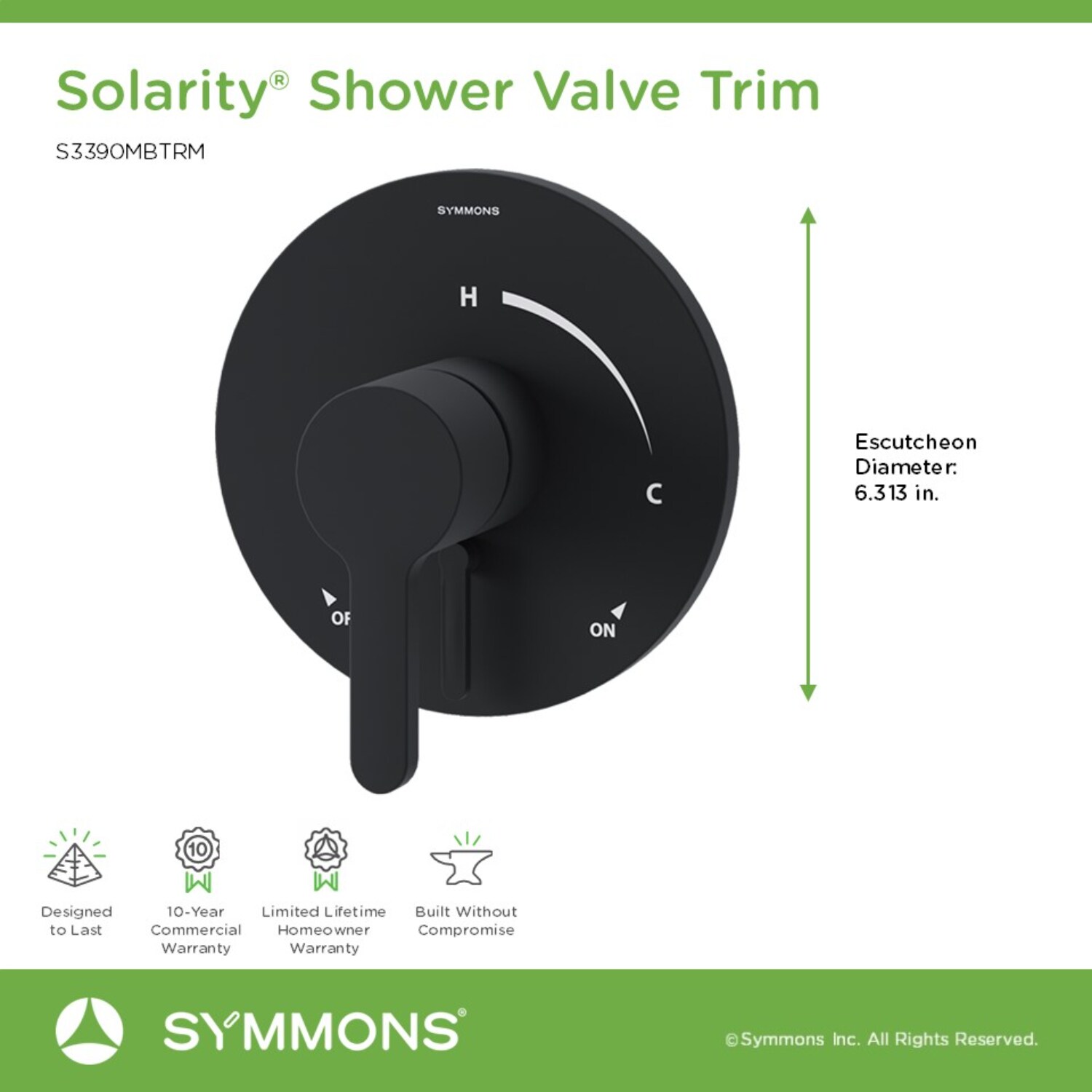Symmons S3390MBTRM Shower-Handles - View #2
