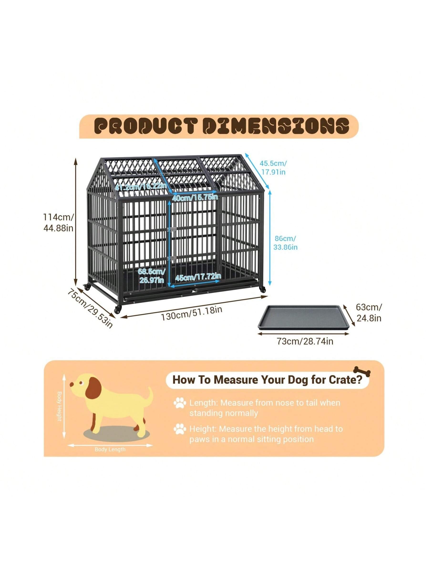 WhizMax GGL-PHO-34XGUVX8 Pet-Crates-Carriers - View #8