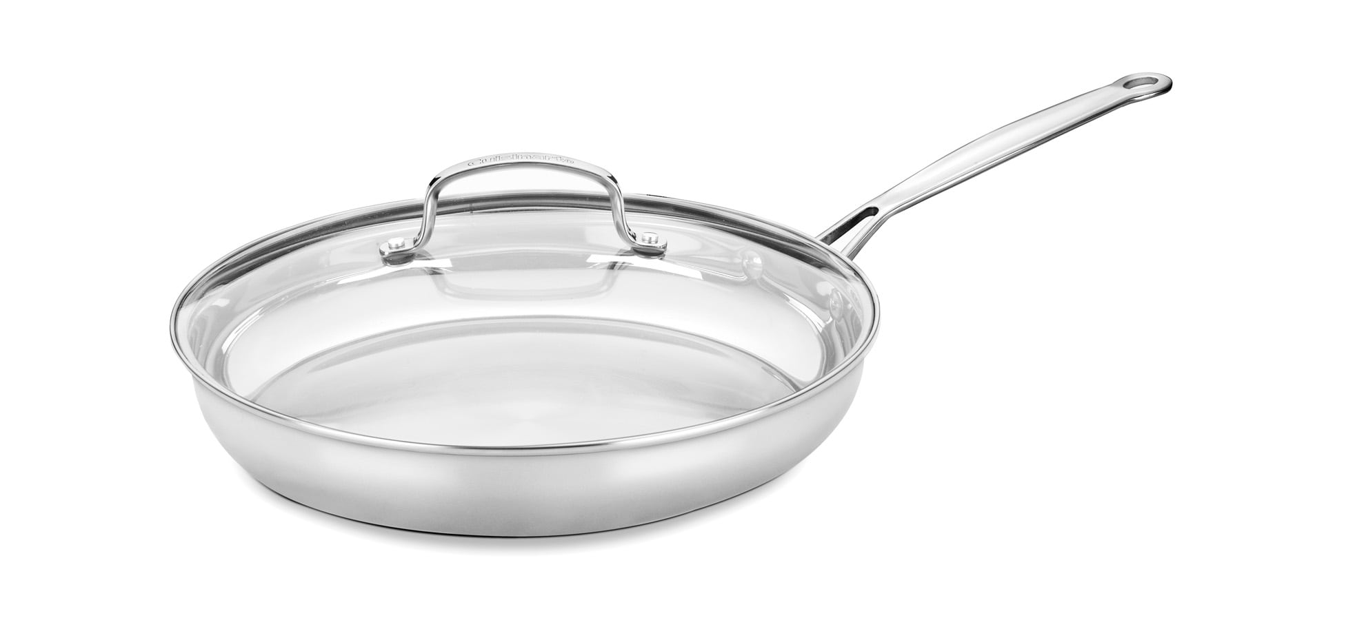Cuisinart 2-Piece Chef's Classic 7.5-in Stainless Steel Cooking Pan with Lid(s)  Included in the Cooking Pans & Skillets department at