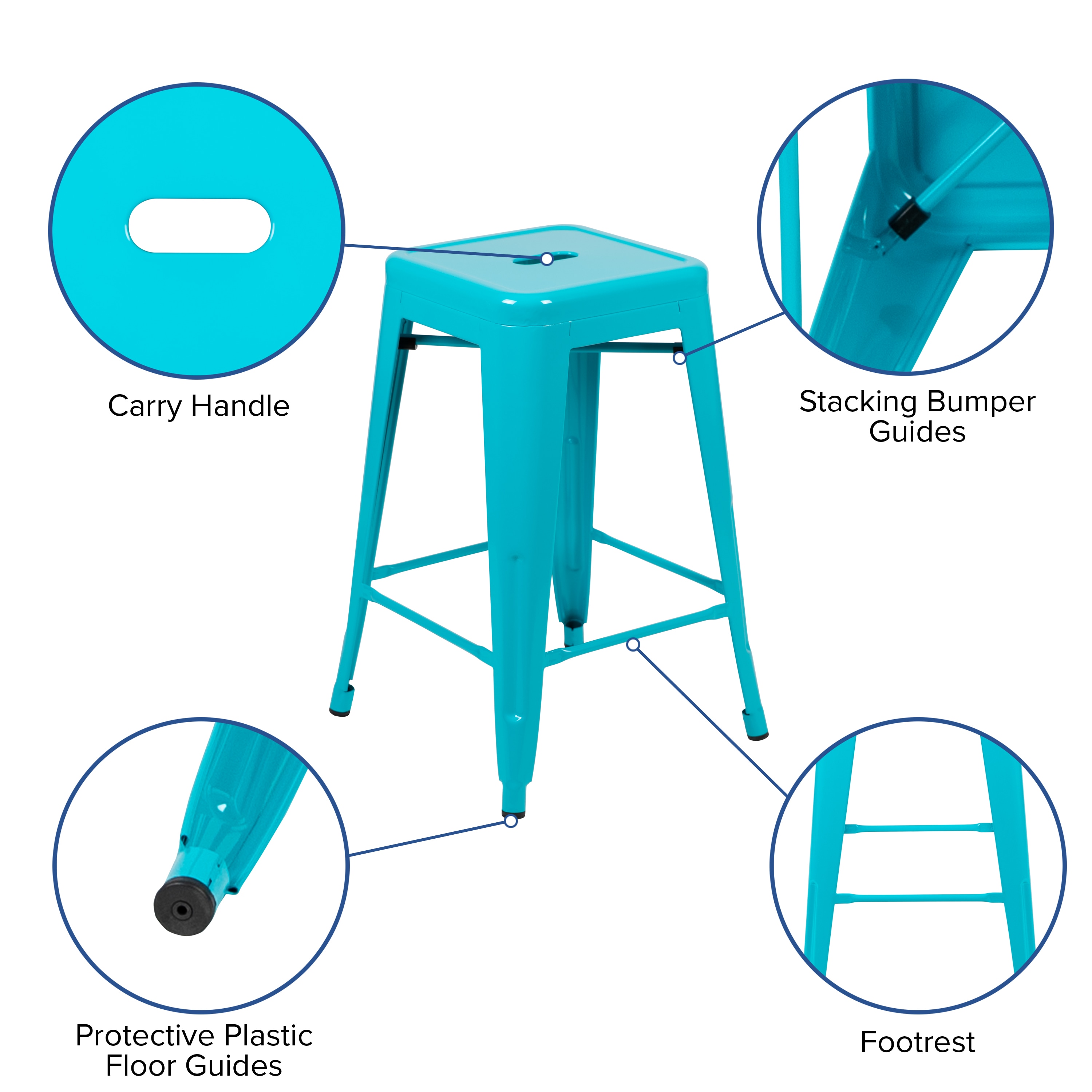 Flash Furniture 889142530992 stools - View #2