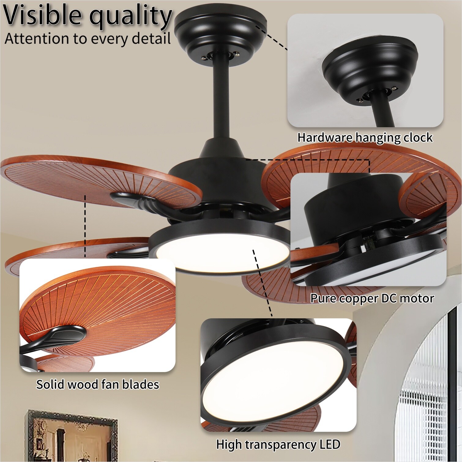 SunJet C755PB820PEO Ceiling-Fans - View #3