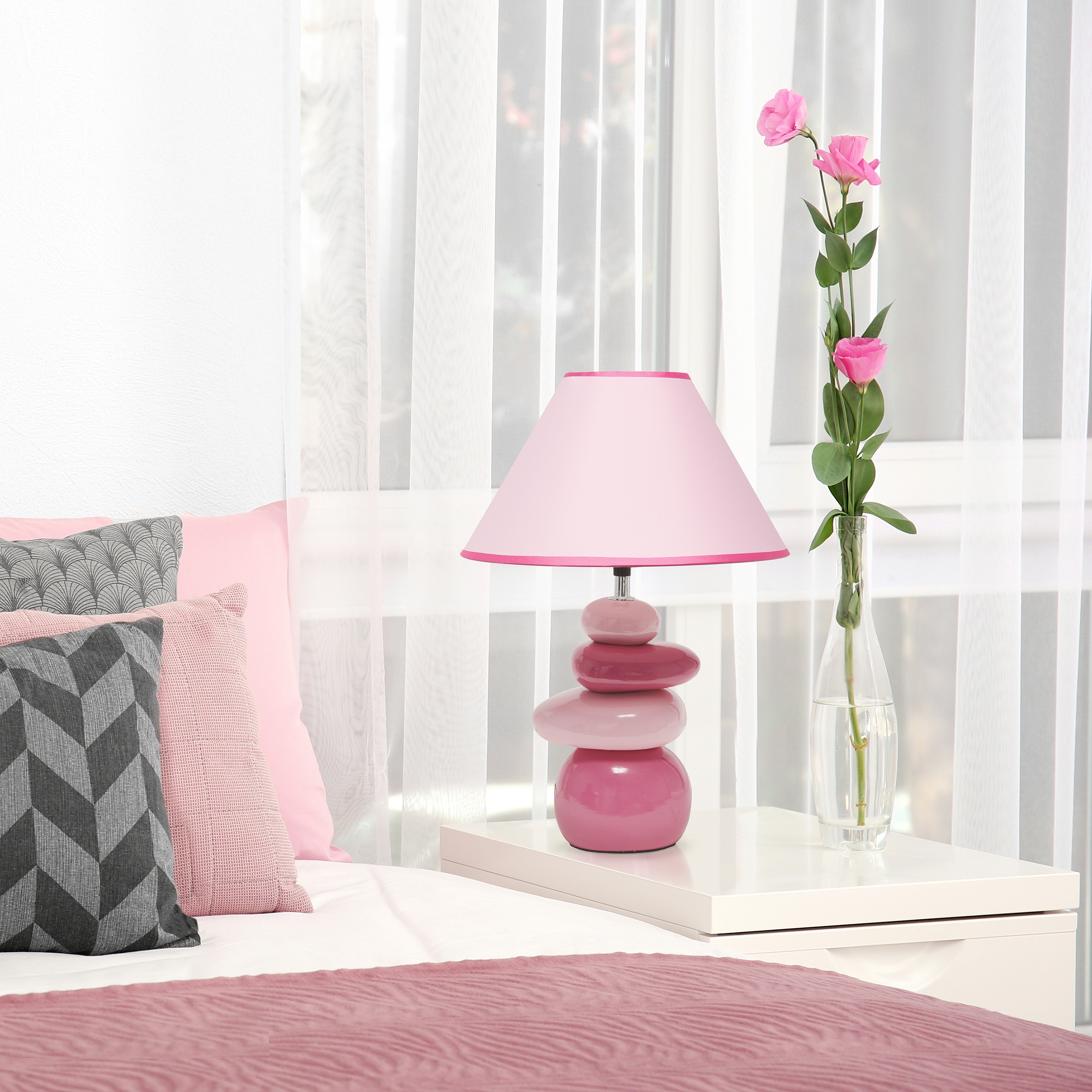 Simple Designs LT3051-PNK Table-Lamps - View #3