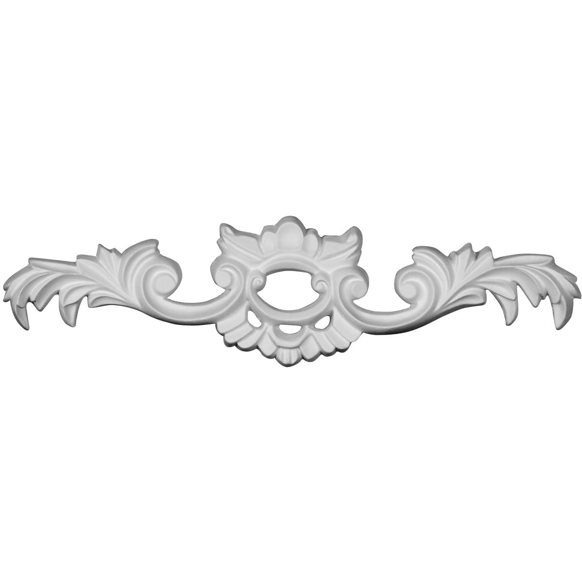 Ekena Millwork ONL11X03X01CO Cole 10.5-Inches W x 2.625-Inches H Leaf Primed Applique