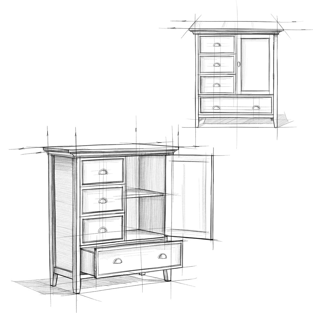 Simpli Home AXCRED15-LGB Gaming-Storage - View #9
