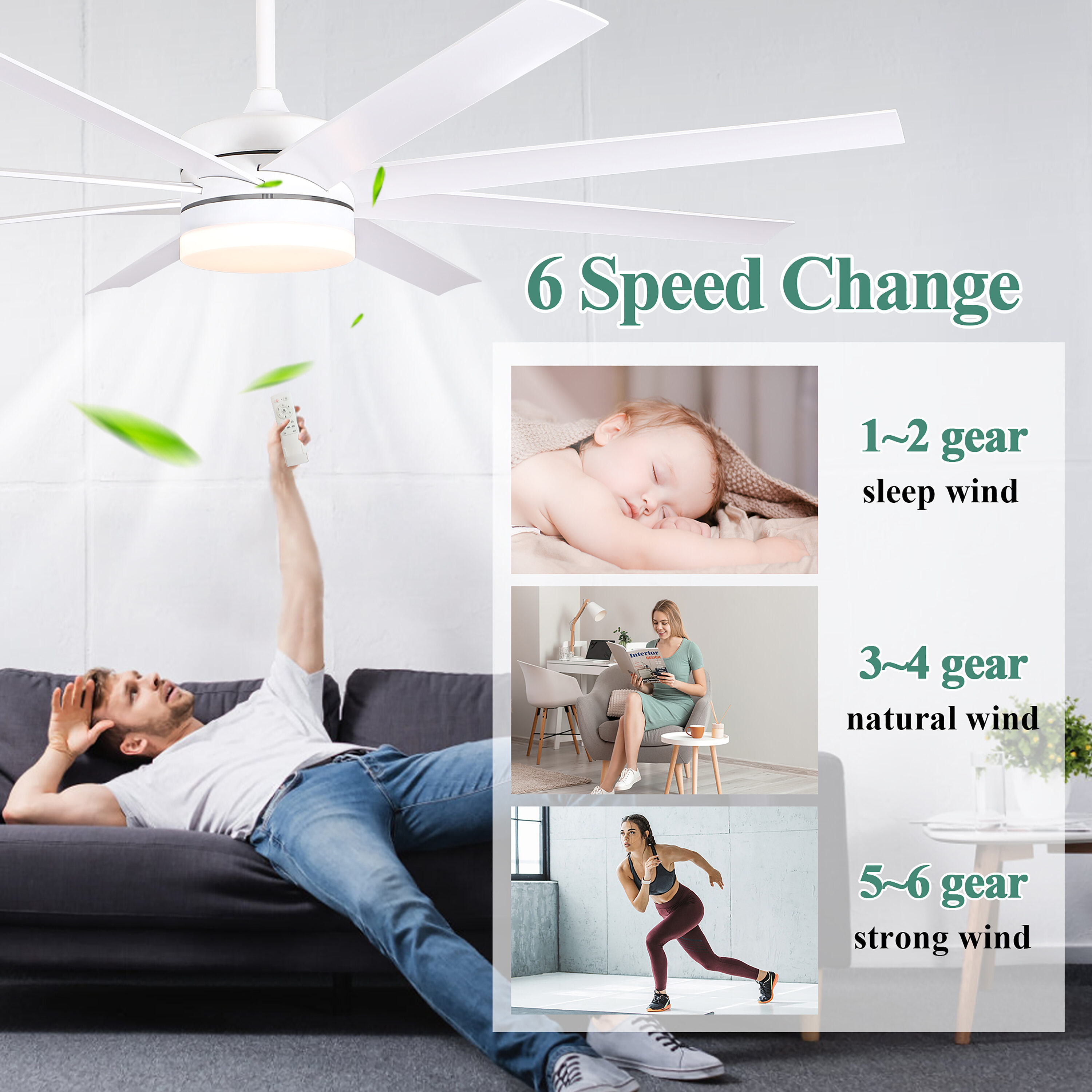 Cusp Barn GRD6505 Ceiling-Fans - View #3