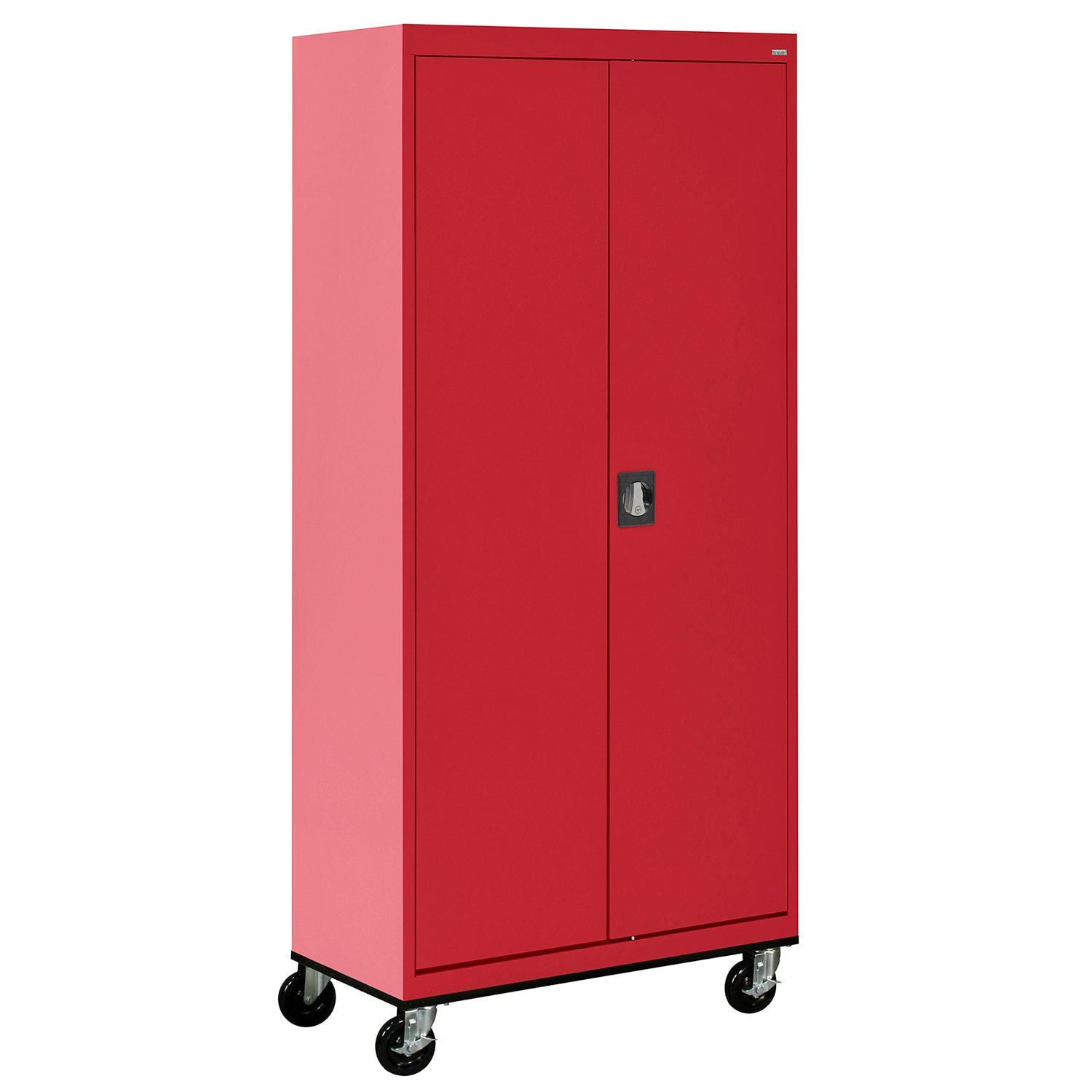 Sandusky TAWR362472-01 36-Inches W x 78-Inches H x 24-Inches D Freestanding Steel Garage Cabinet in Red