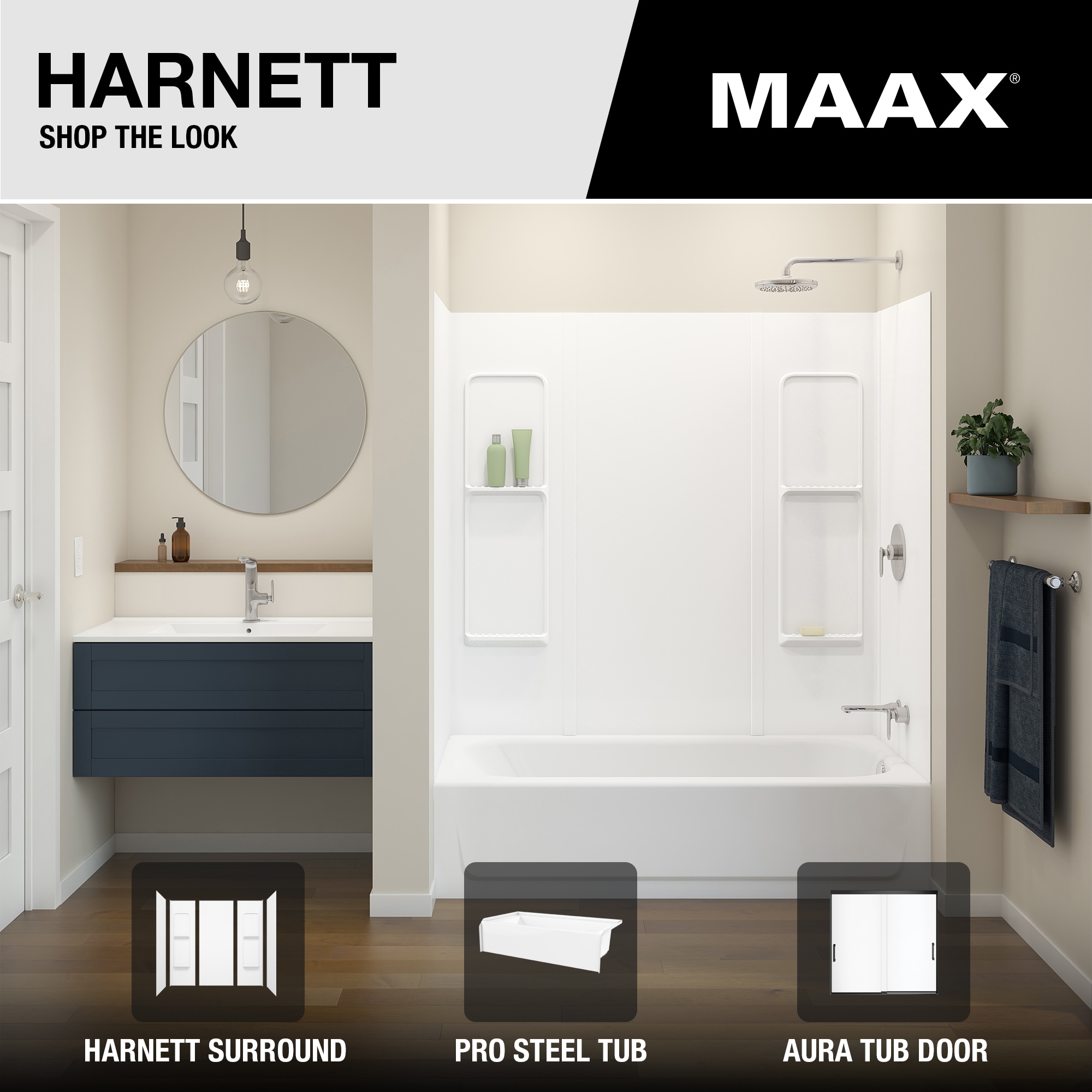 MAAX 807138-000-129-000 Bathtub-Wall-Surrounds - View #9