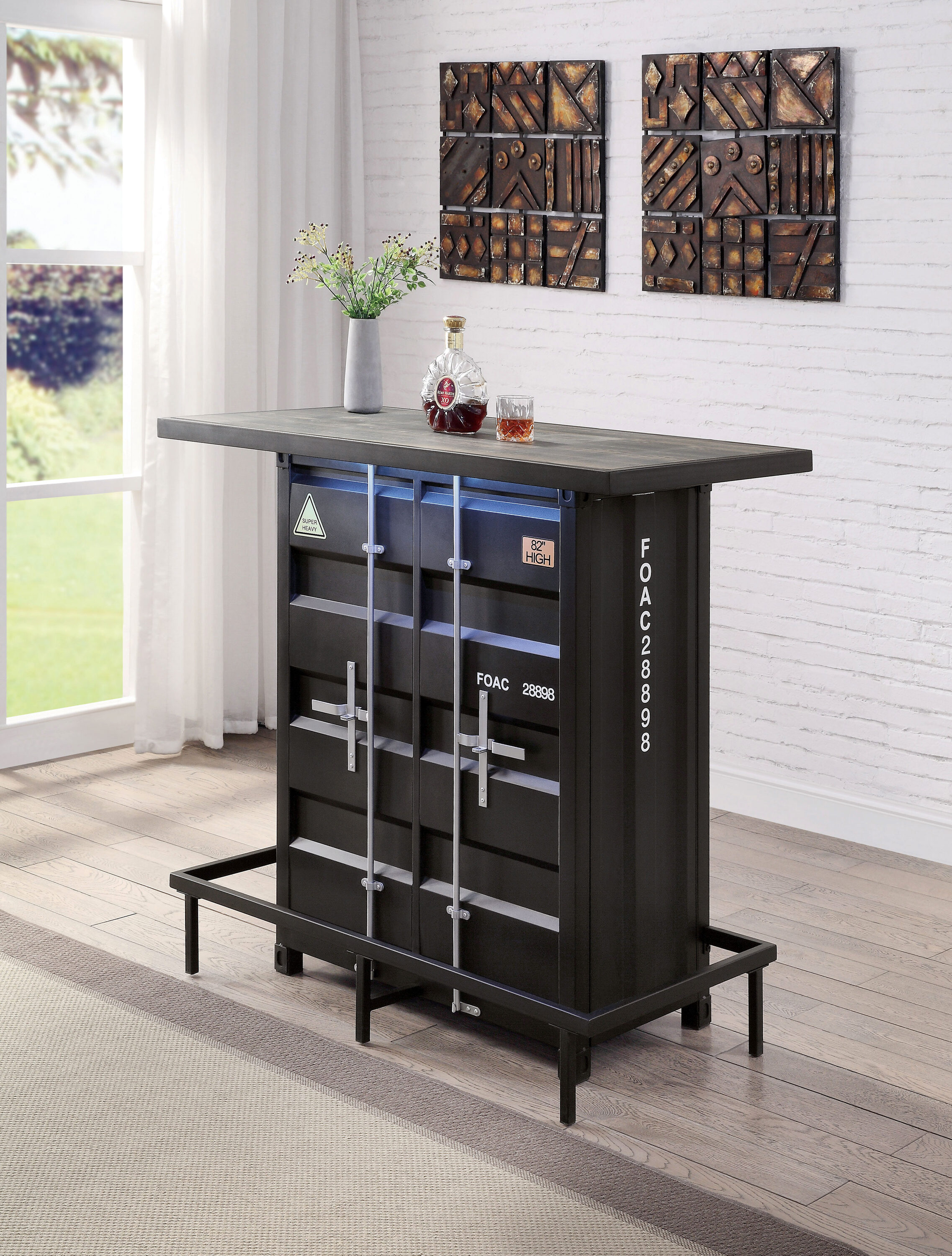 Furniture of America IDF-3789BK-BT Dining-Tables - View #8