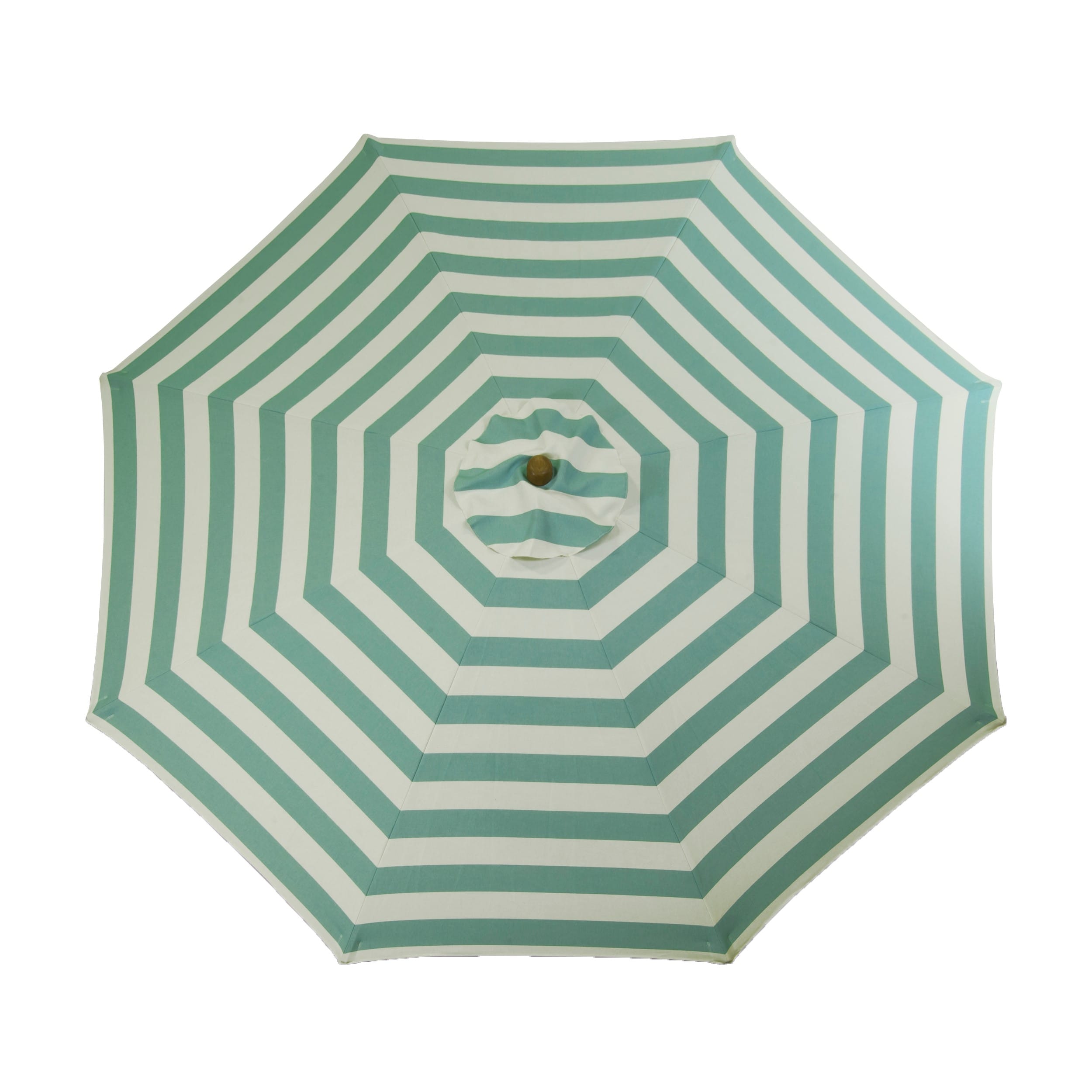 DestinationGear 1281 9-ft Wood Green No-tilt Market Patio Umbrella