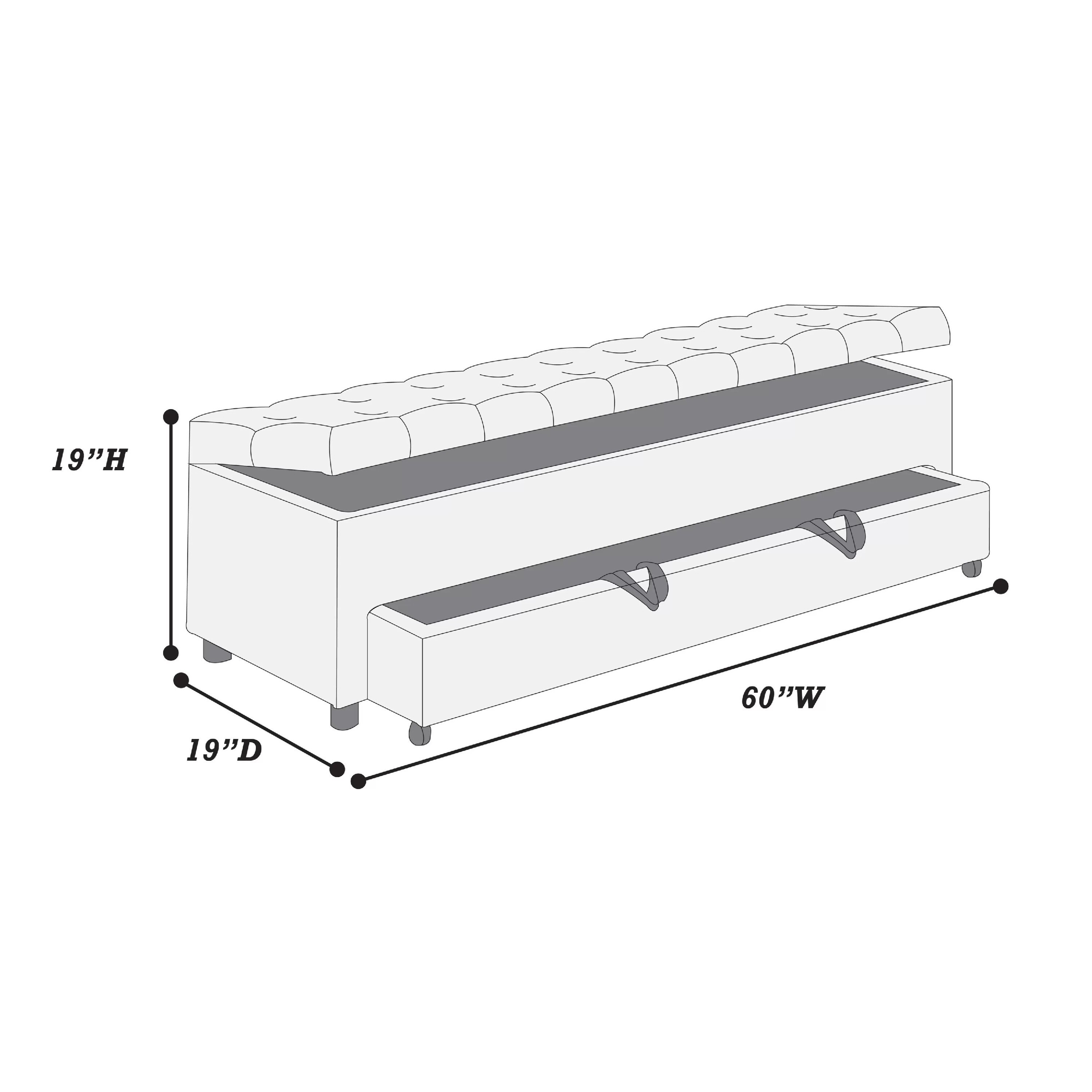 Benzara BM341054 Indoor-Ottomans - View #5