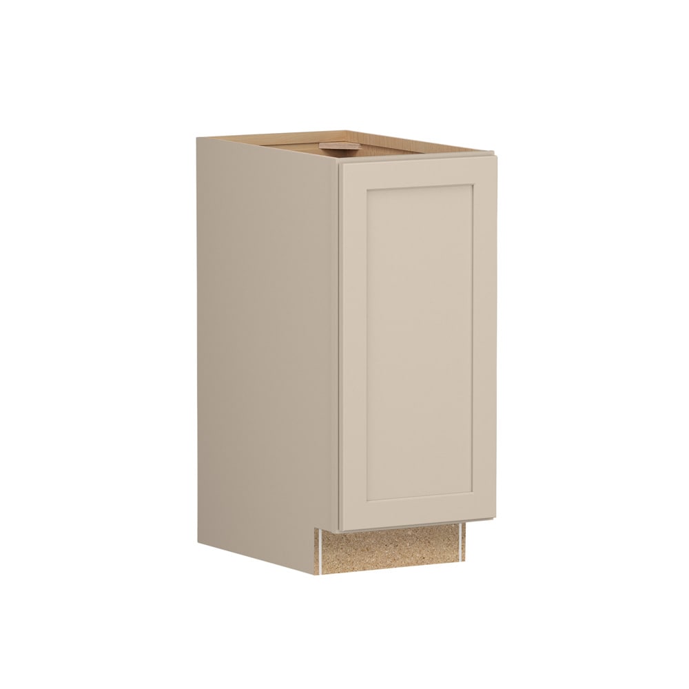 Shenandoah Breckenridge FOL 18-in W x 34.5-in H x 24-in D Oat Painted Base Fully Assembled Cabinet Recessed Panel Shaker