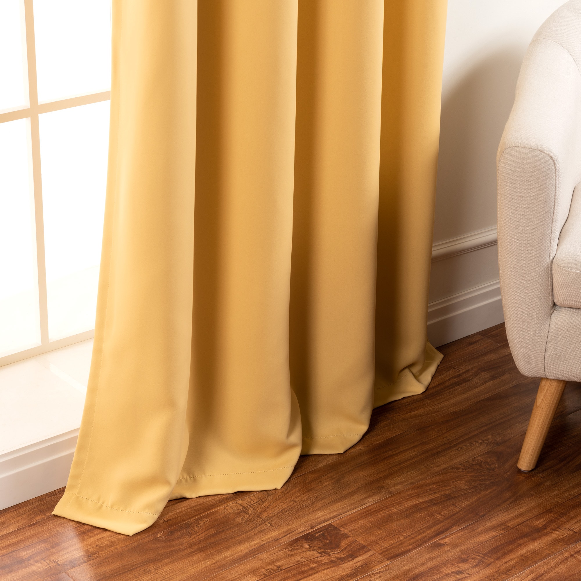 Best Home Fashion SOLID-72-SUNLIGHT curtains - View #6
