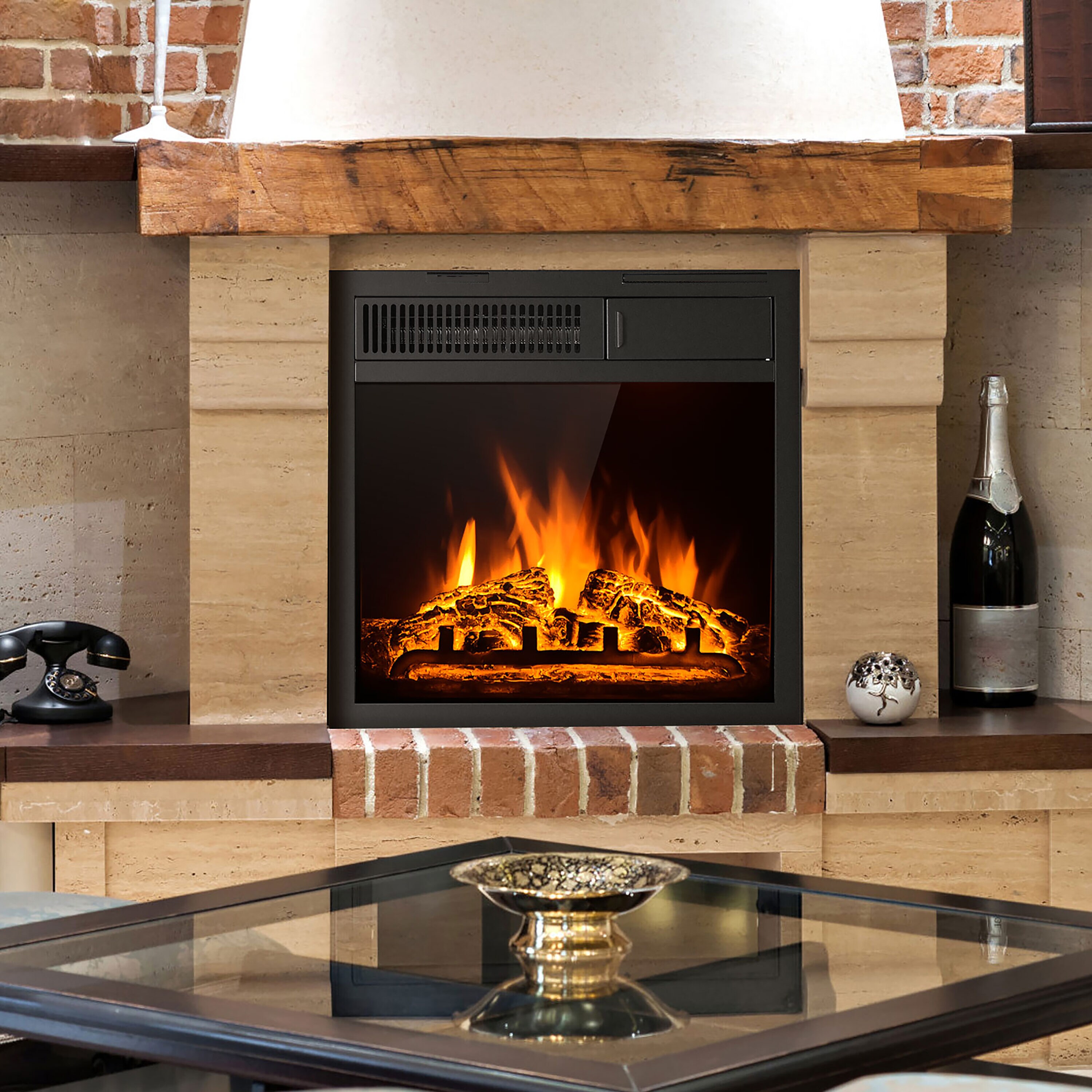 Costway SWL00043 Electric-Fireplaces - View #8