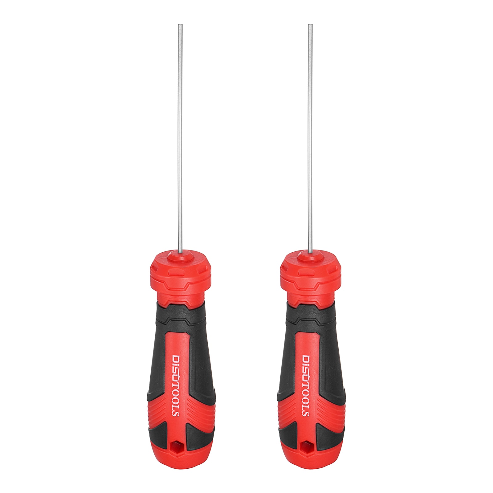 Harfington 2pcs 1/16 Inch Hex Screwdriver 7.09 Inch Magnetic Screwdrivers 3.54 Inch Heat-Treated S2 Alloy Steel with Ergonomic Handle for DIY Repairing Silver #S26040900UX5456