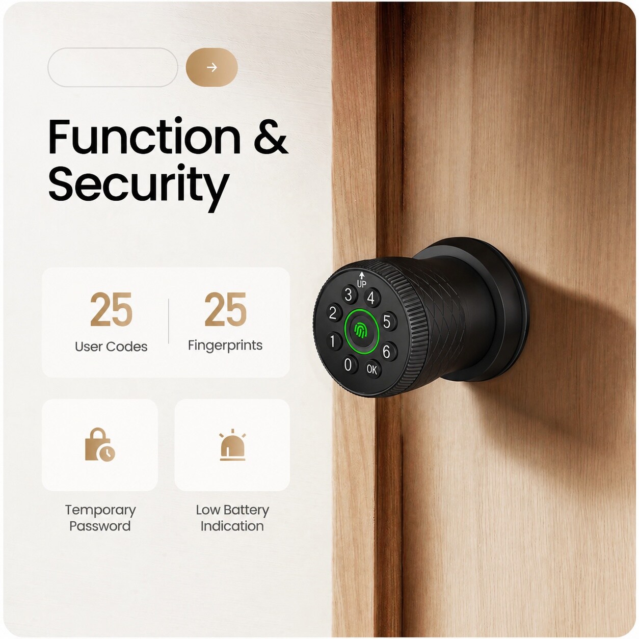 Lukvuzo LLU0804L360 Door-Knobs - View #3