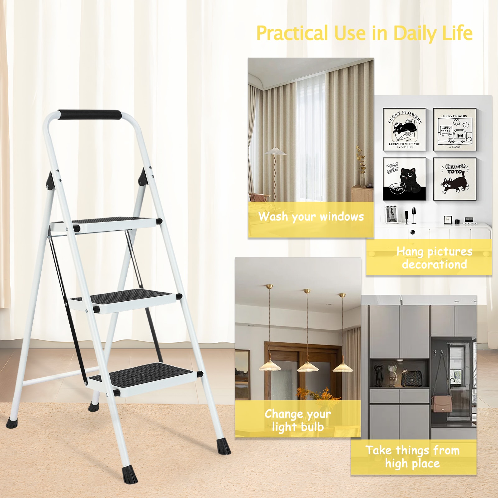 Tatayosi T-Y1-T3W Step-Ladders - View #5