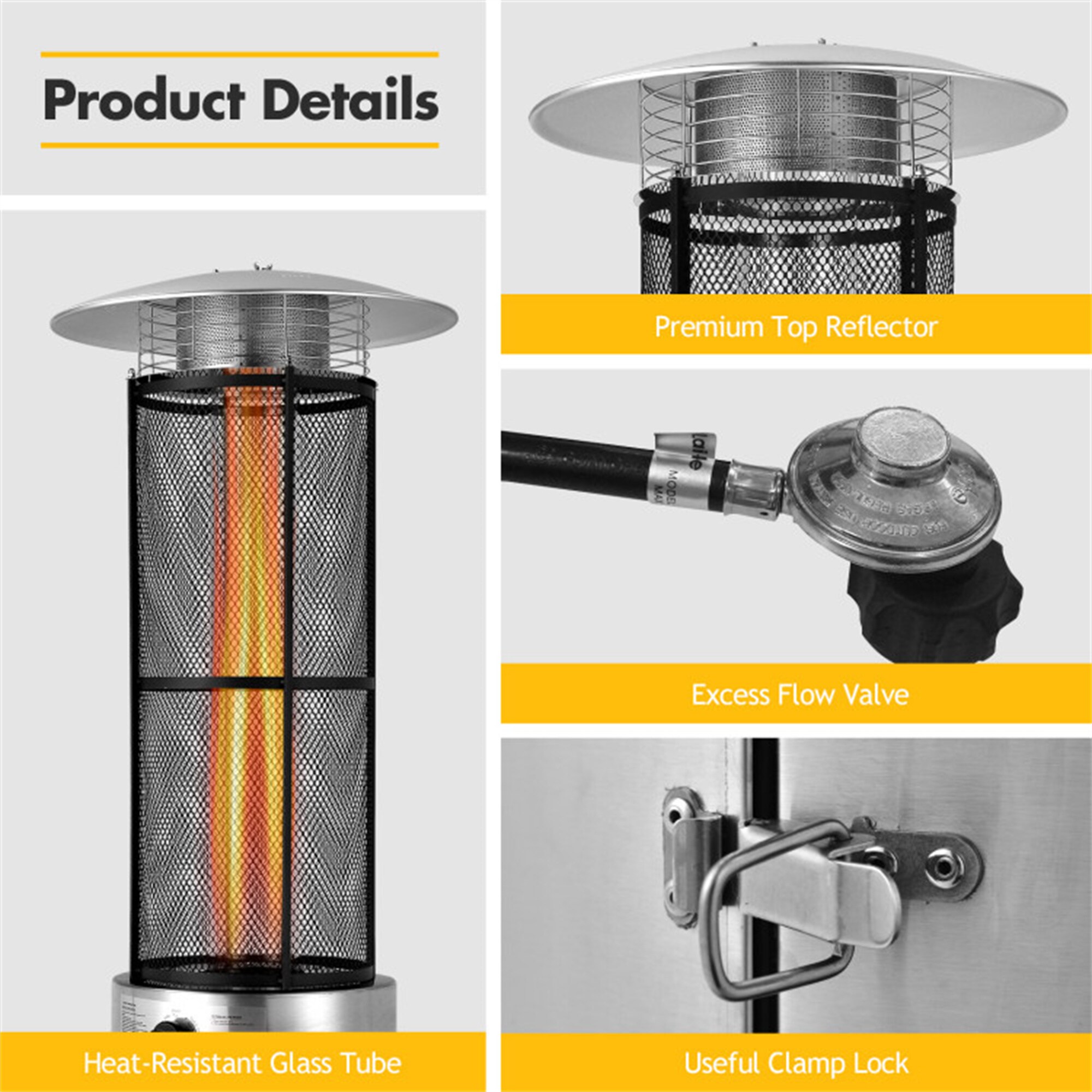 BABOOM BOM-0860US-CO Outdoor-Gas-Patio-Heaters - View #4