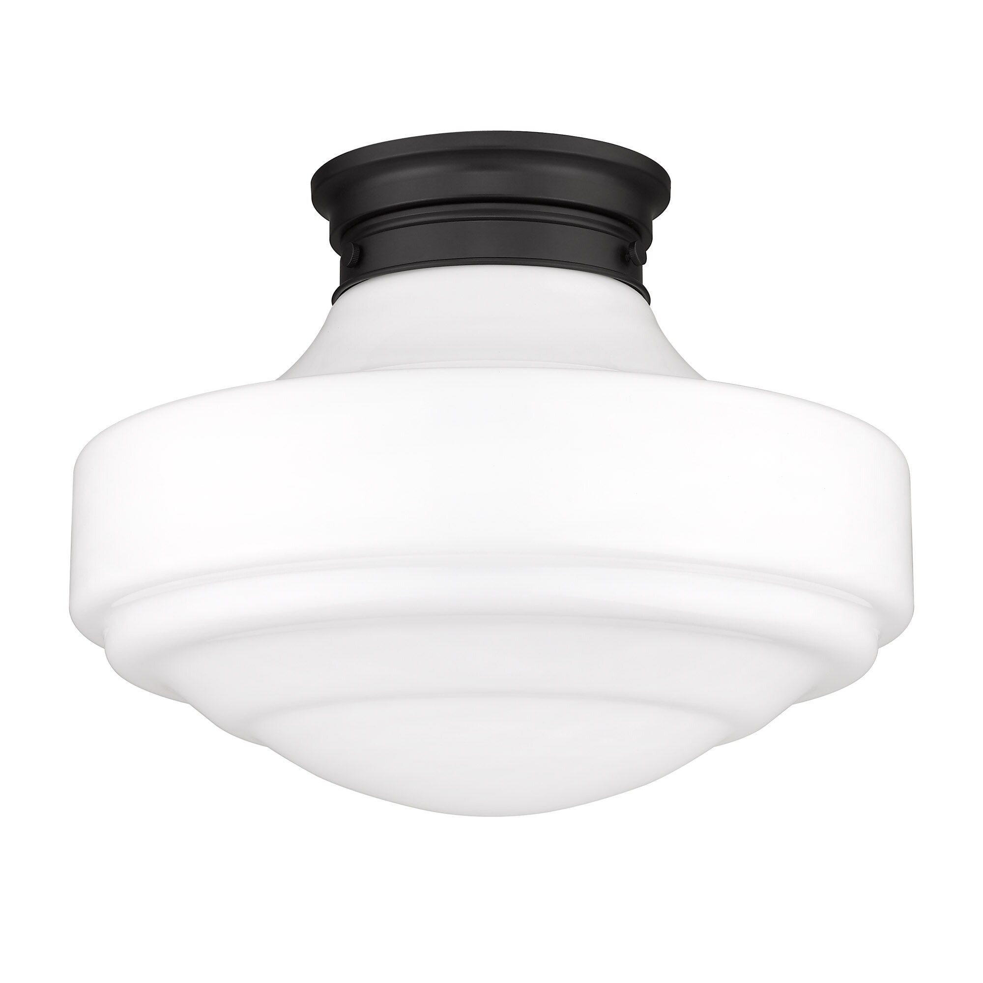 Golden Lighting 0508-LSF BLK-VMG flushmounts - View #3