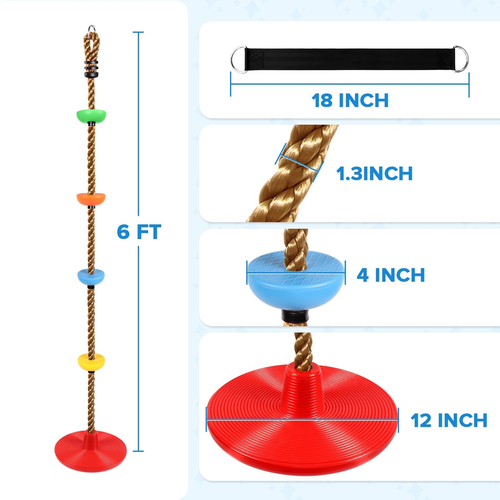 Etokfoks LET4D96YW Playset-Swings - View #2