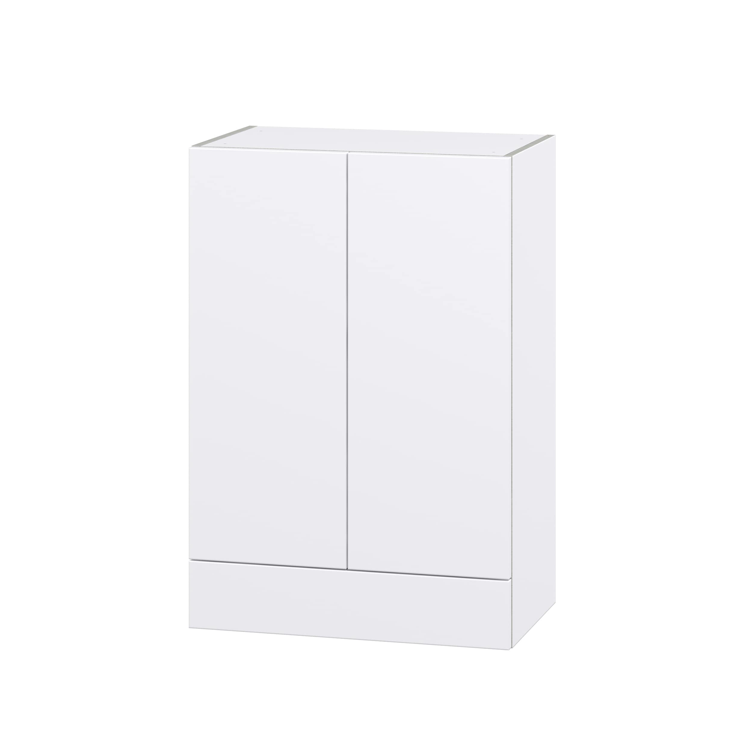 Hugo&Borg Lasalle 15-in W x 35-in H x 14-in D Bright White Slab 1-Drawer Wall Fully Assembled Cabinet (Flat Panel Slab Style)