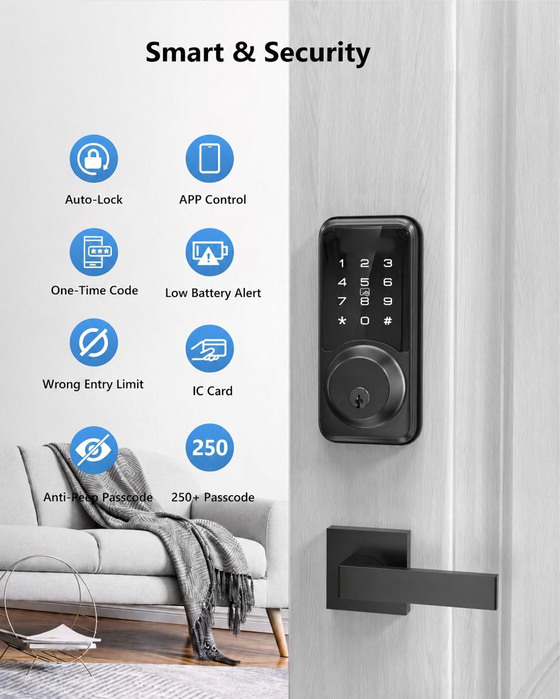 Aoibox LABAUC2Q Door-Deadbolts - View #5