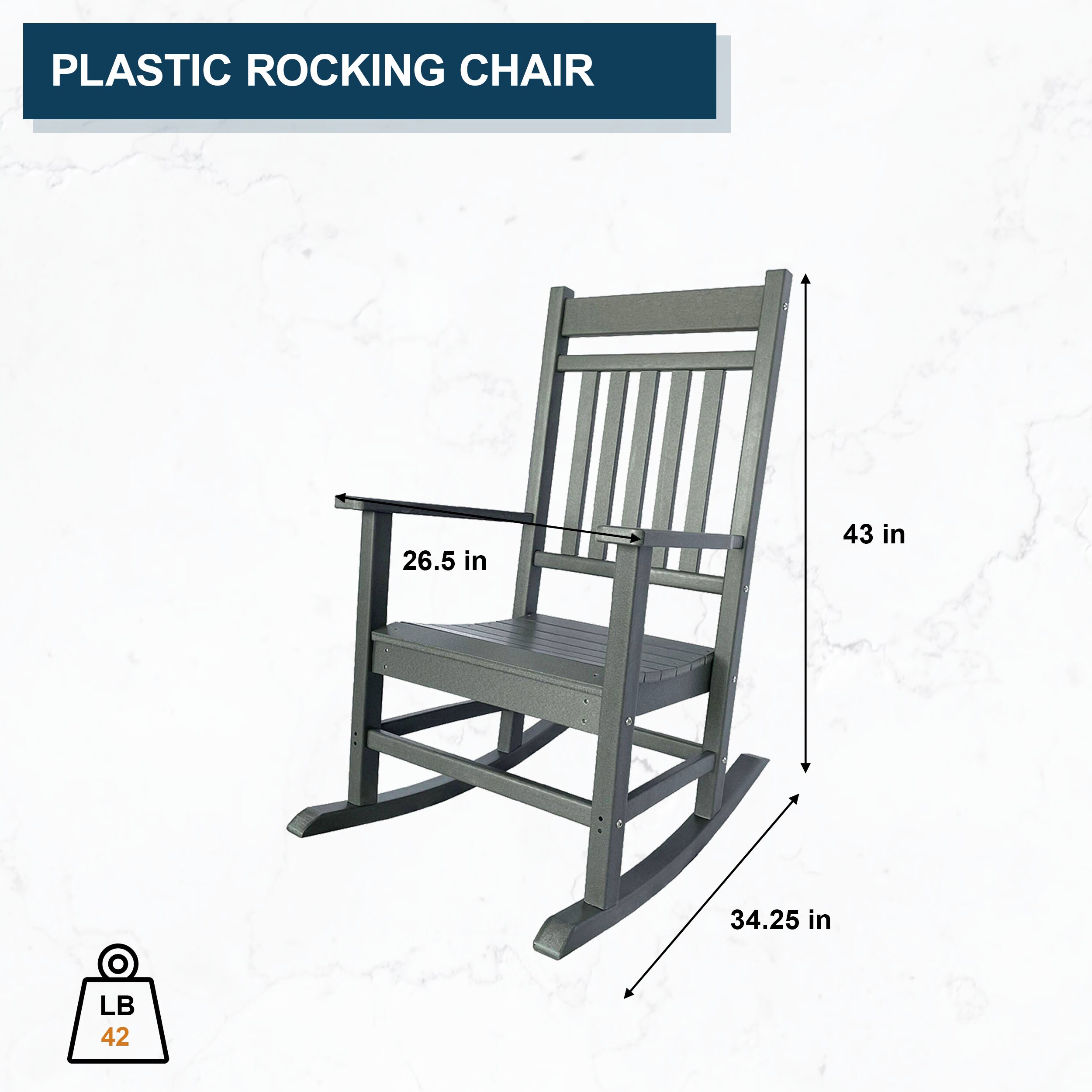 Shine Company 7632GY Patio-Chairs - View #9