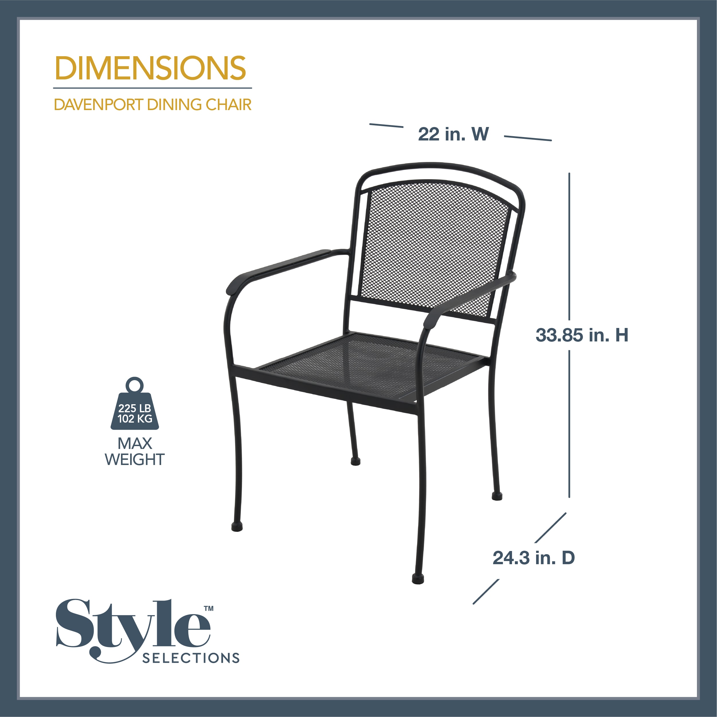 Style Selections LOS24023-2 Patio-Chairs - View #11