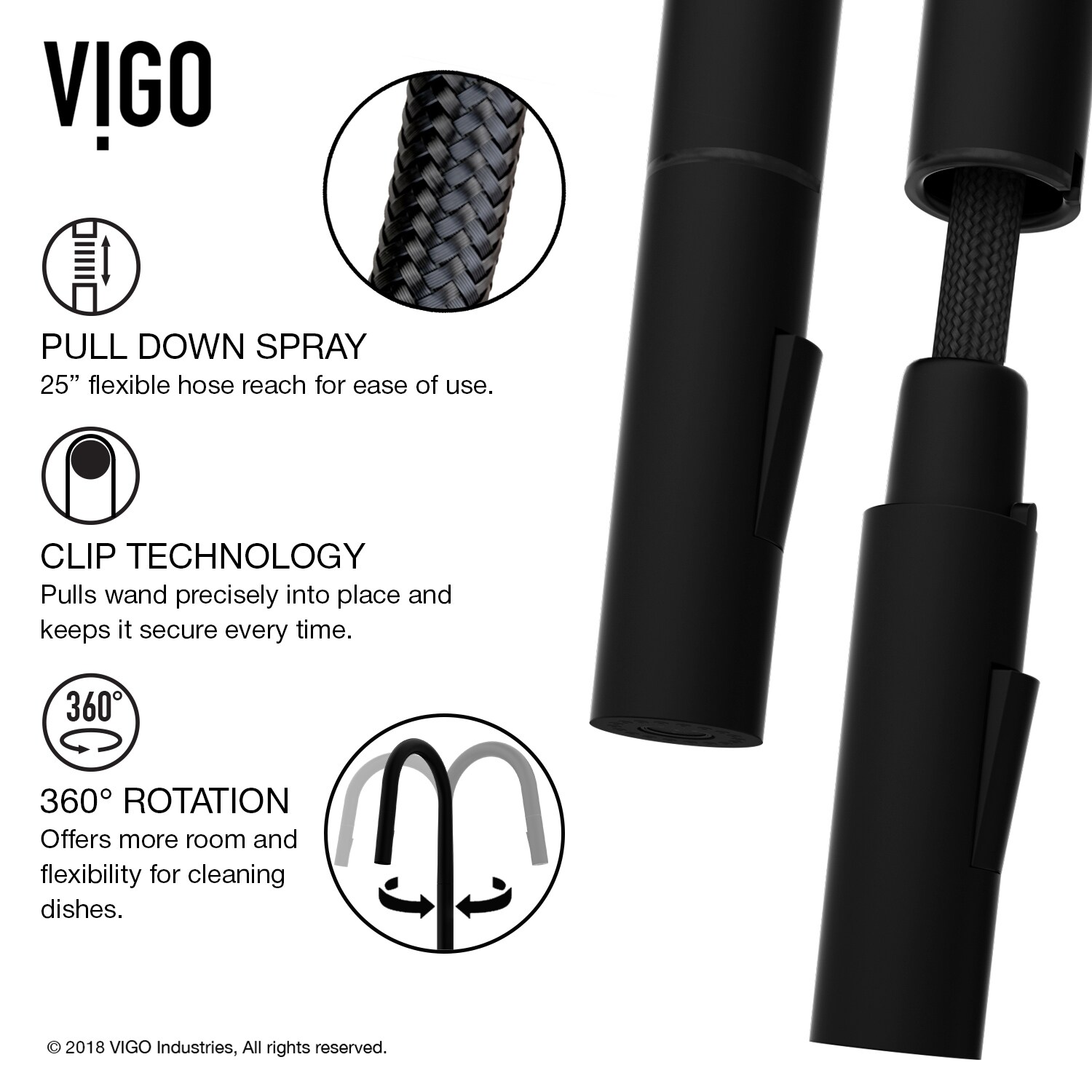 VIGO VG02029MBK1 Kitchen-Faucets - View #8