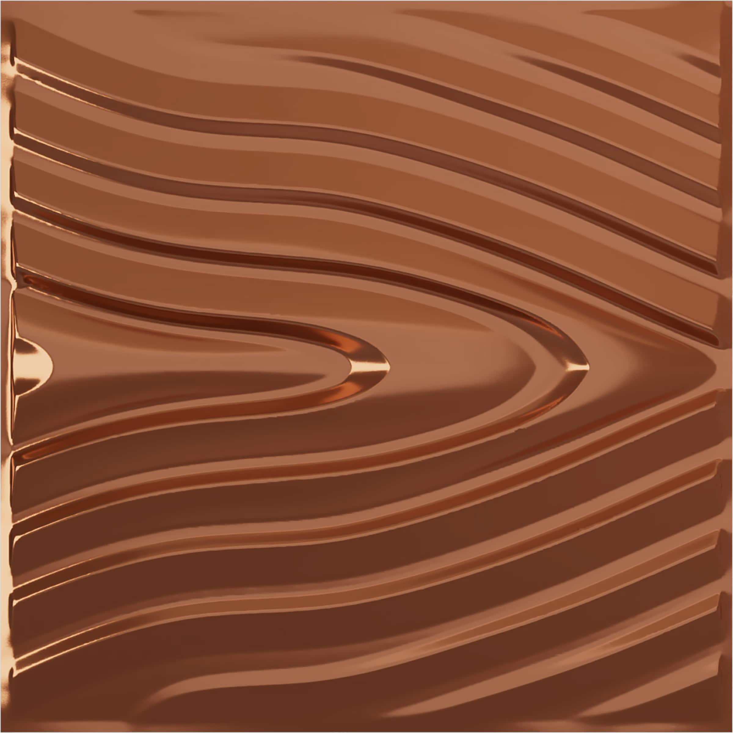 Ekena Millwork WP20X20KHBCO 19-5/8-in x 19-5/8-in Embossed Paintable/Stainable Copper PVC Abstract Wall Panel ( 2.67-sq ft )