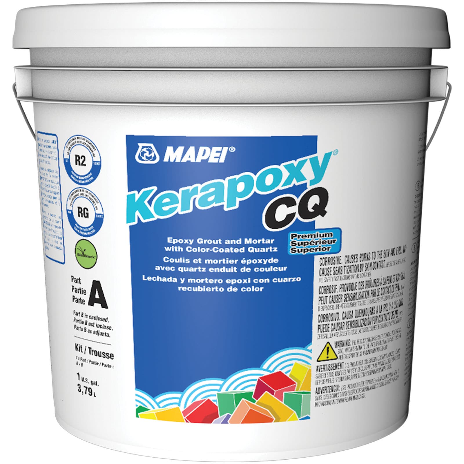 MAPEI Kerapoxy CQ Sea Salt #5229 Epoxy Grout (1-Gallon) at