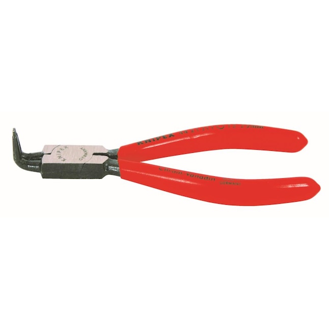 KNIPEX Red Dipped Handle Snap Ring Pliers 5-in Automotive Circlip Pliers  with 90 Degree Angled Tips in the Pliers department at
