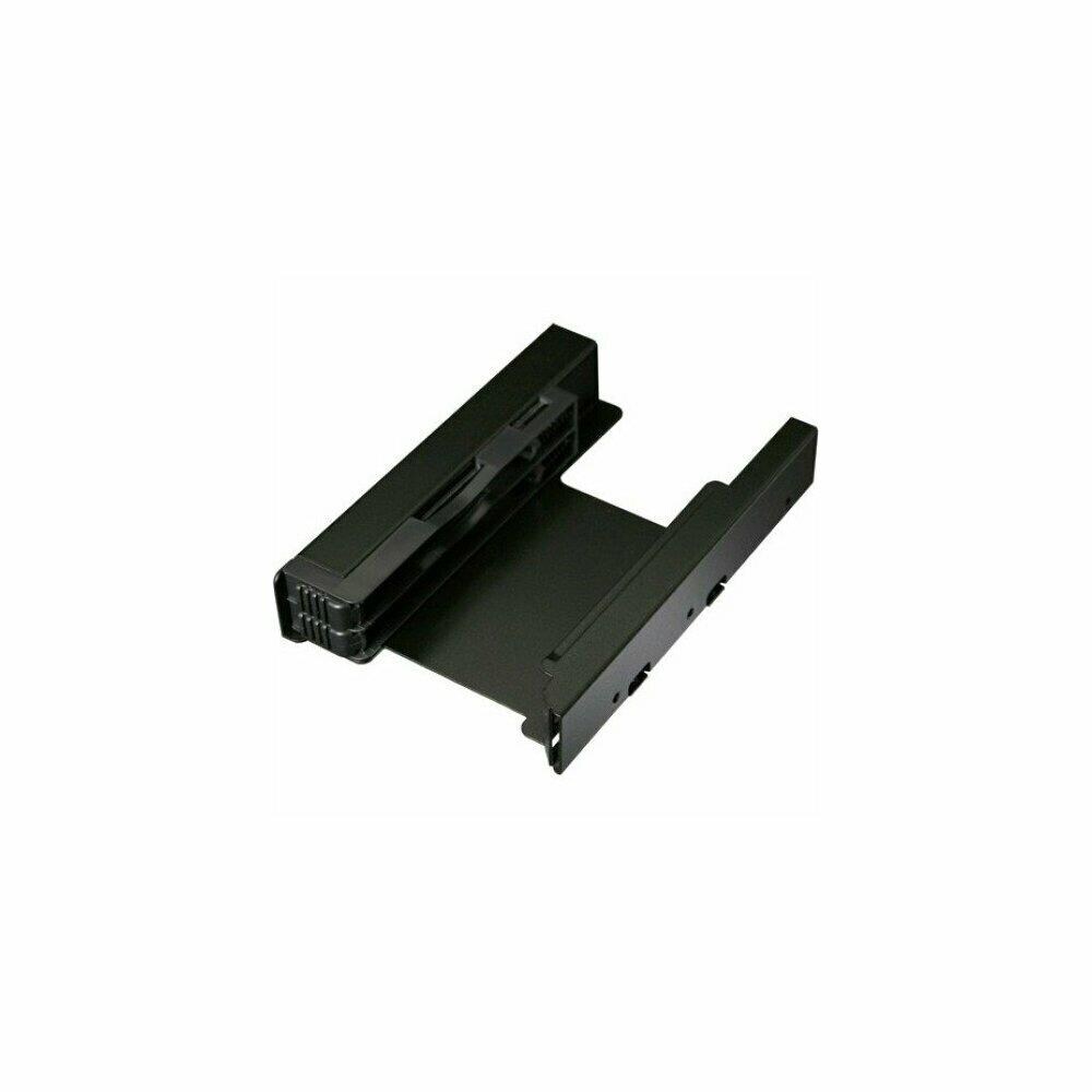  ISTR186109 Icy Dock MB082SP-1 Dual 2.5 in. Metal Mounting Bracket EZ-Fit Pro Drive Bay Adapter Internal- Black