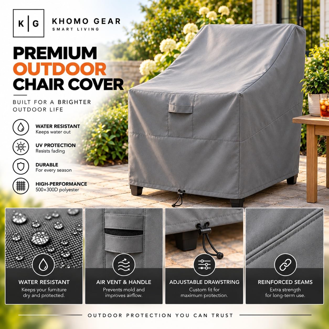 KHOMO GEAR GER-1207 Patio-Furniture-Covers - View #6