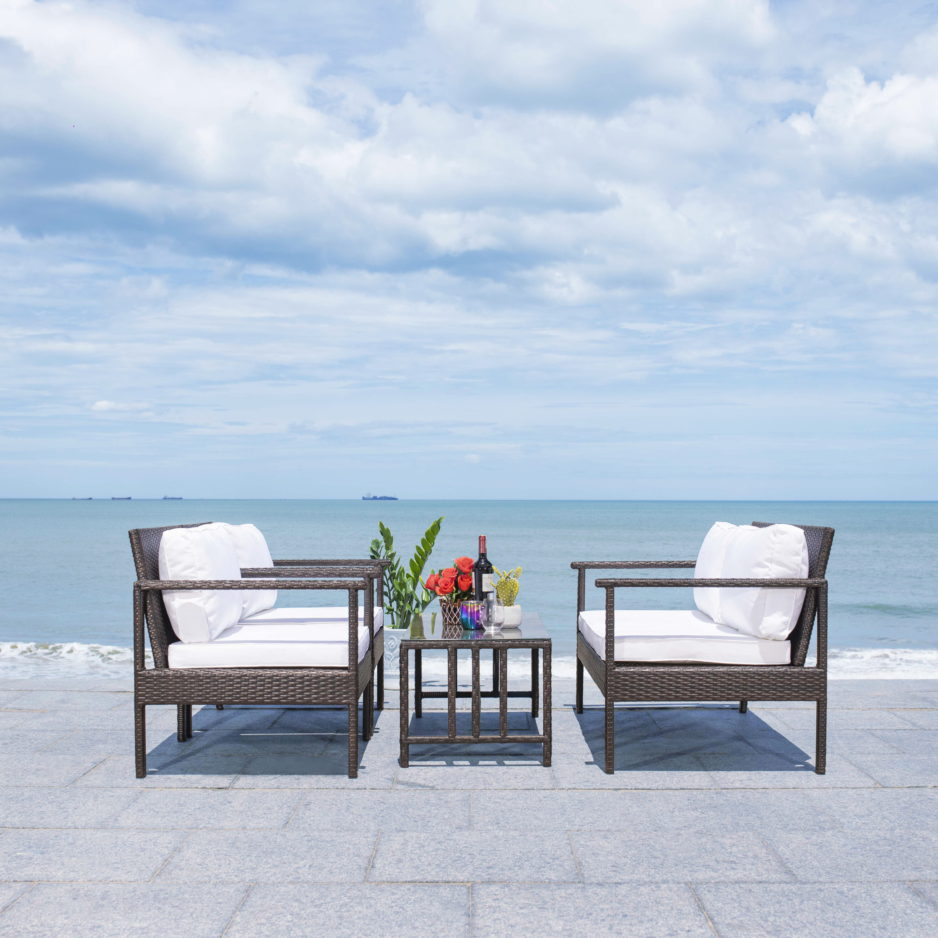 Safavieh PAT7714C Patio-Conversation-Sets - View #8