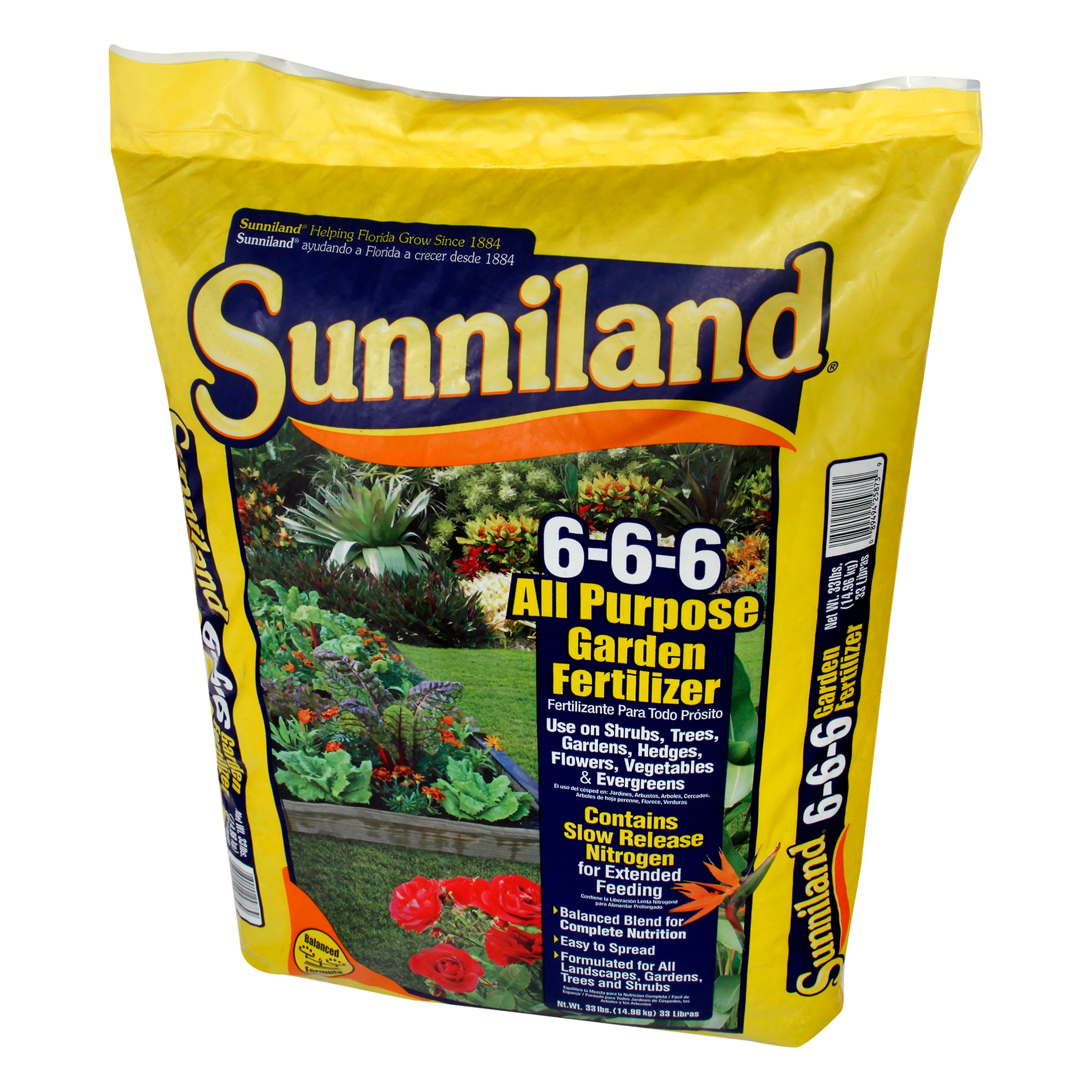 Sunniland 33-lb 2600-sq ft 6-6-6 All-purpose Fertilizer in the Lawn ...