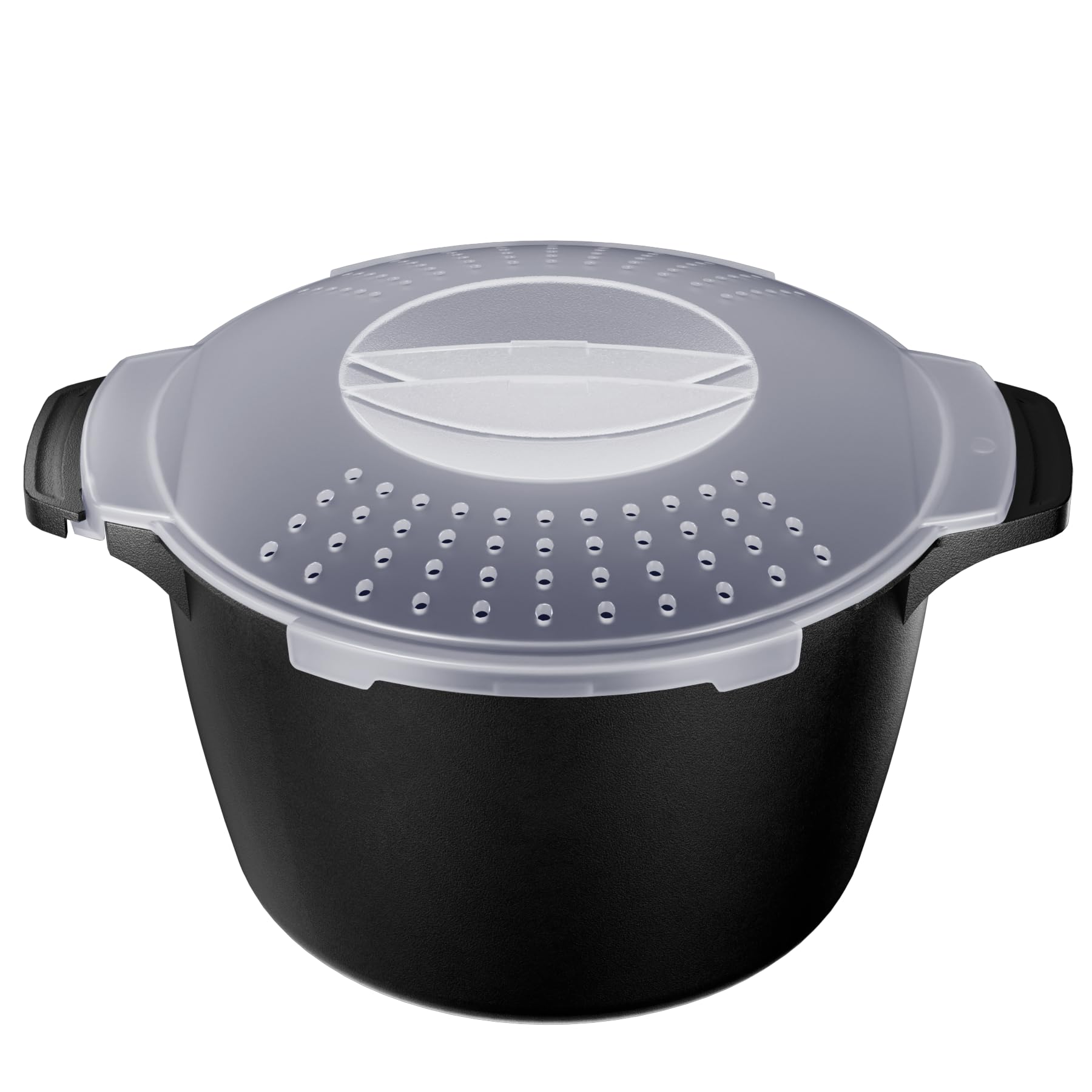 Aoibox  2 Quart BPA Free Microwave Steamer for Vegetables with Removable Filter and Lockable Steam Valve Lid