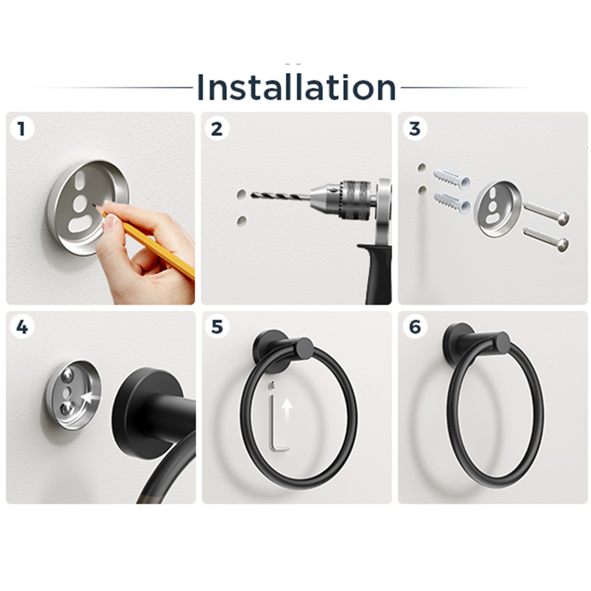 FURUISI LB11901 Decorative-Bath-Hardware-Kits - View #9