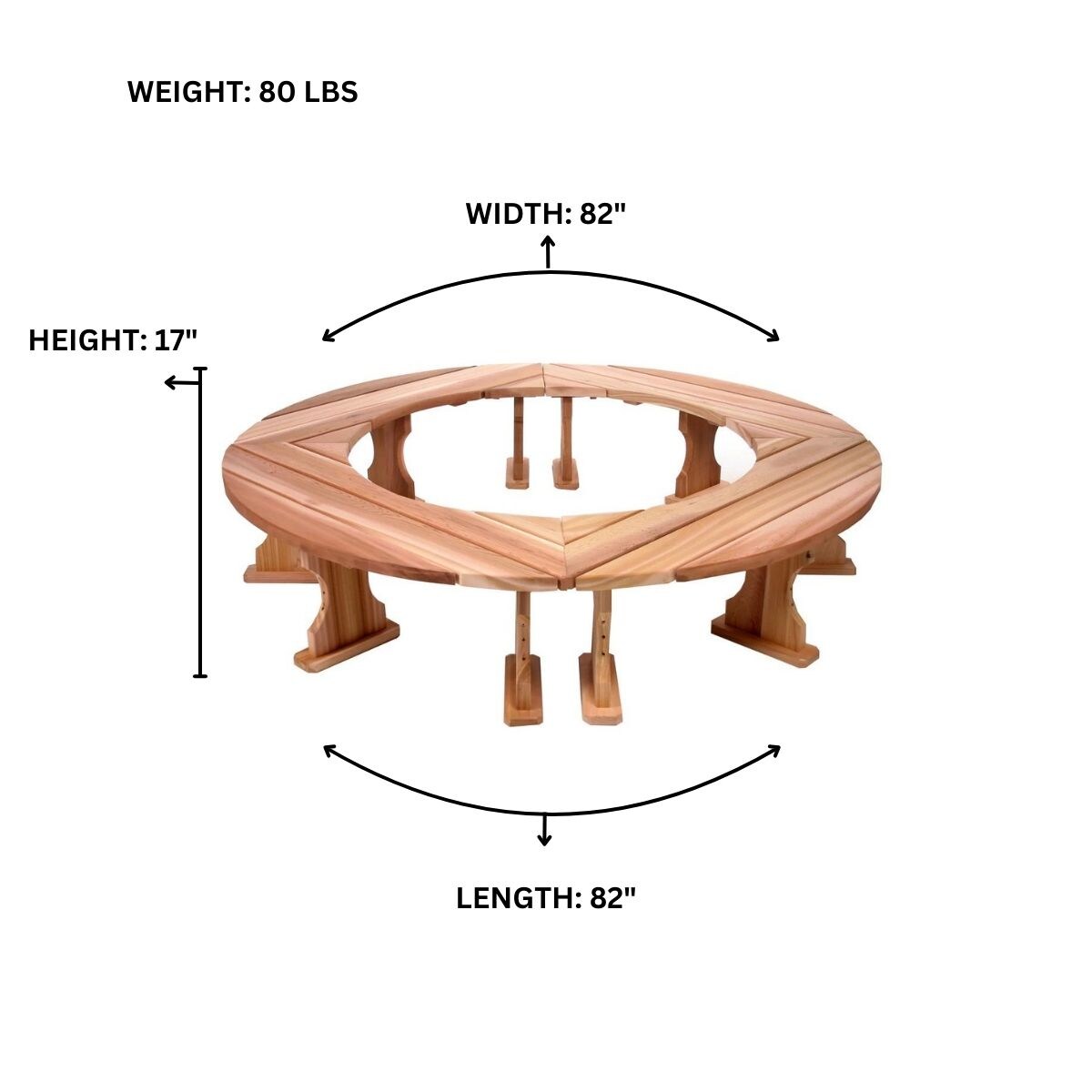 All Things Cedar QR60-4 benches - View #8