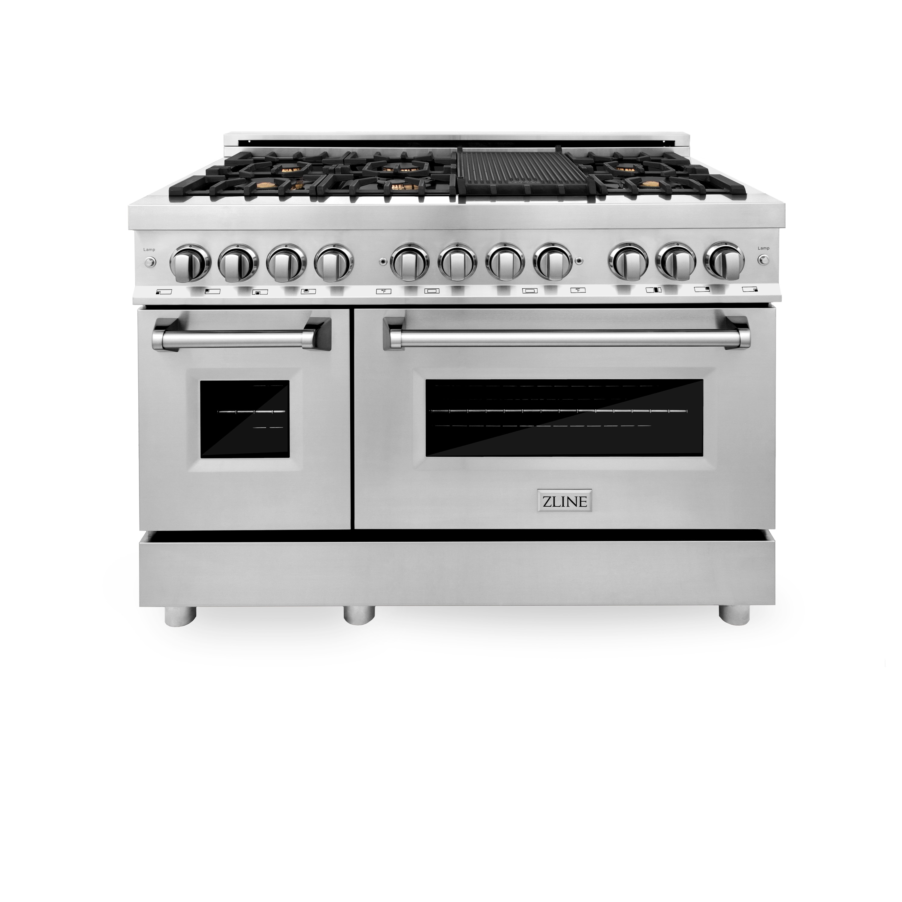 ZLINE KITCHEN & BATH RA-BR-GR-48 Double-Dual-Fuel-Ranges - View #2