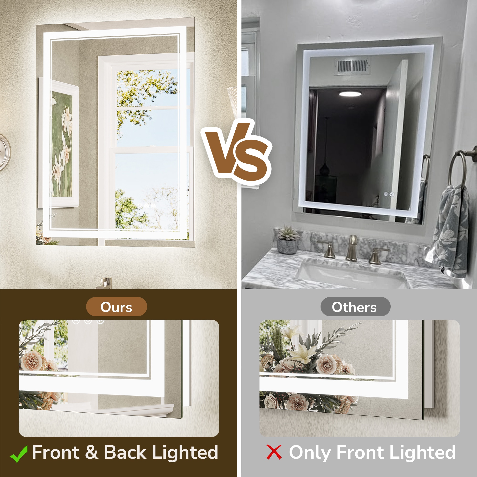 TETOTE LSC-TE-7236-B64 Framed-Bath-Mirrors - View #11