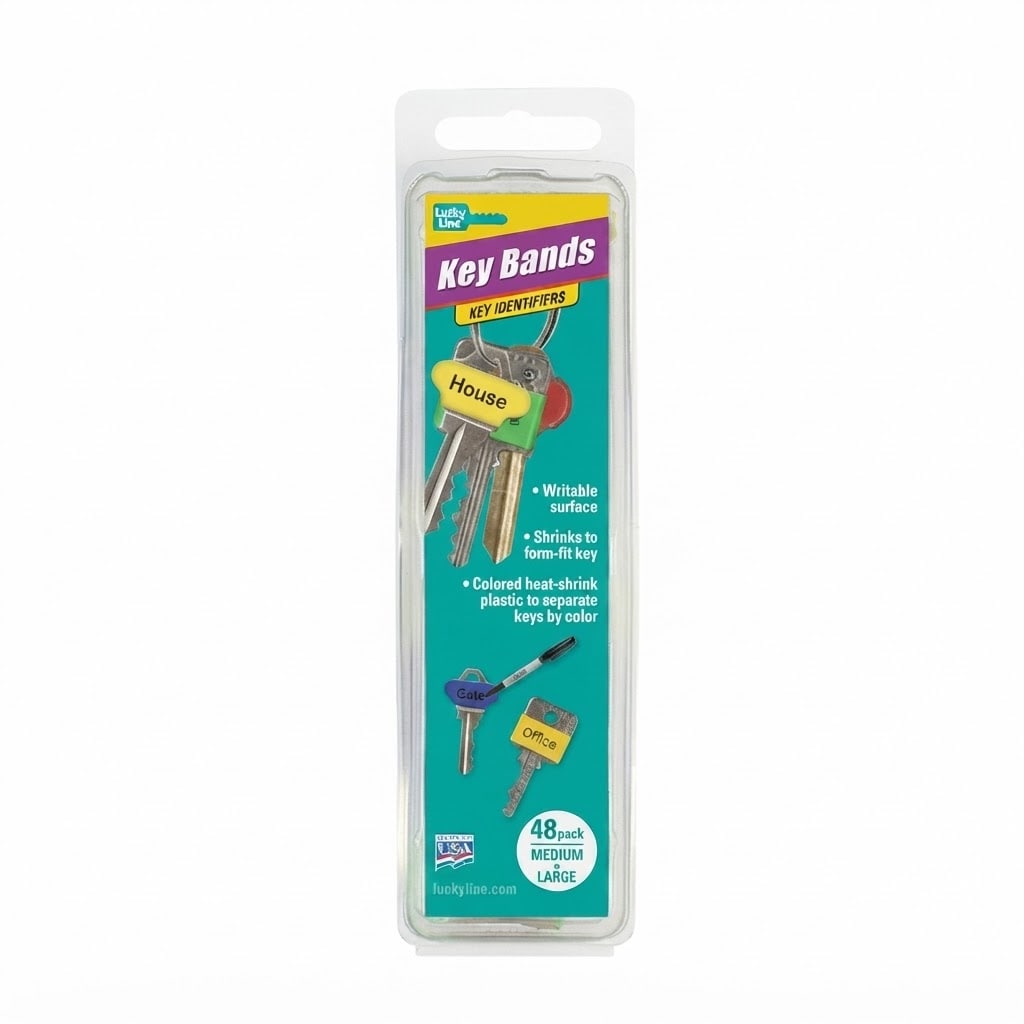 Lucky Line  Plastic Assorted Key ID Tag