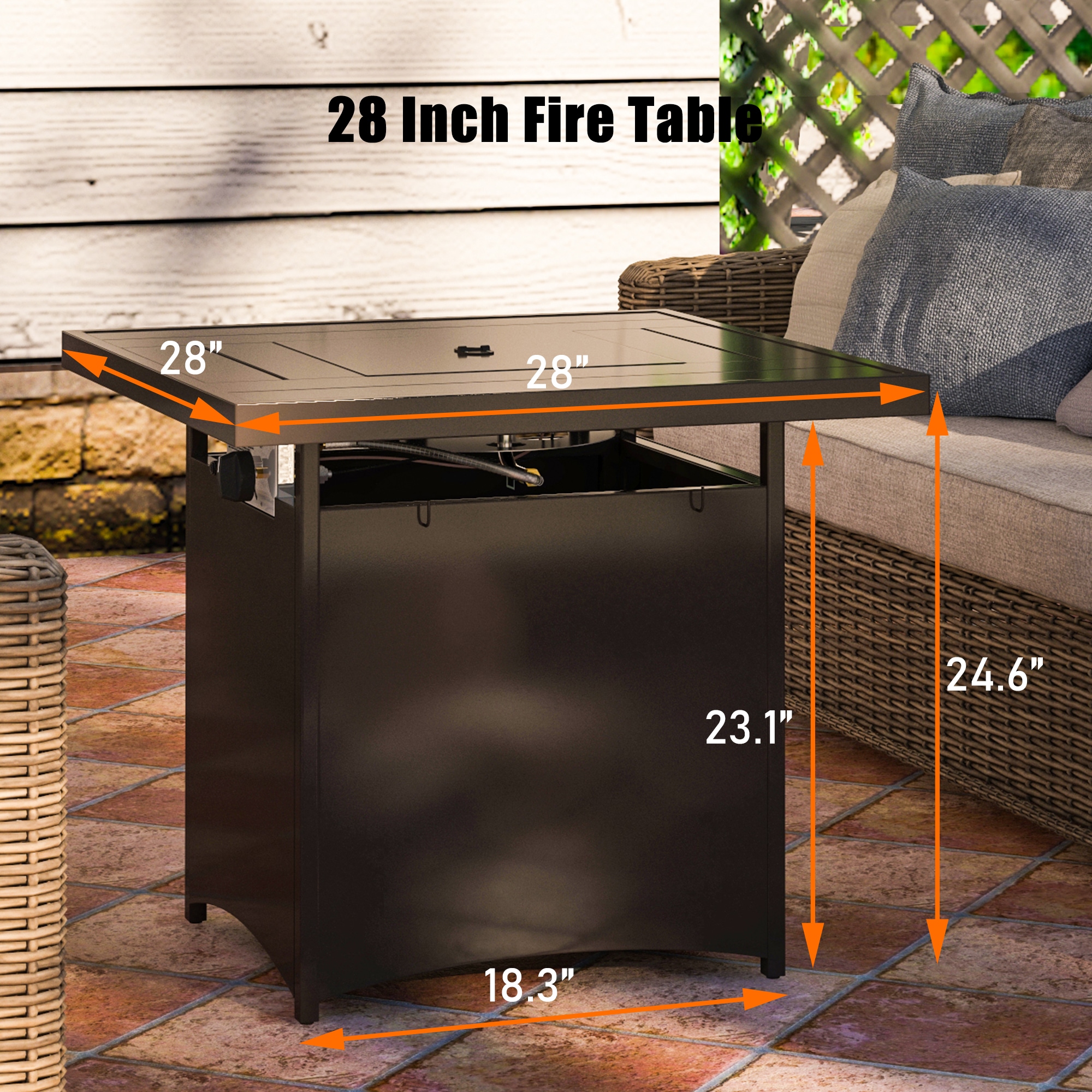 CASAINC WF-HW52884 Outdoor-Gas-Firepits - View #8
